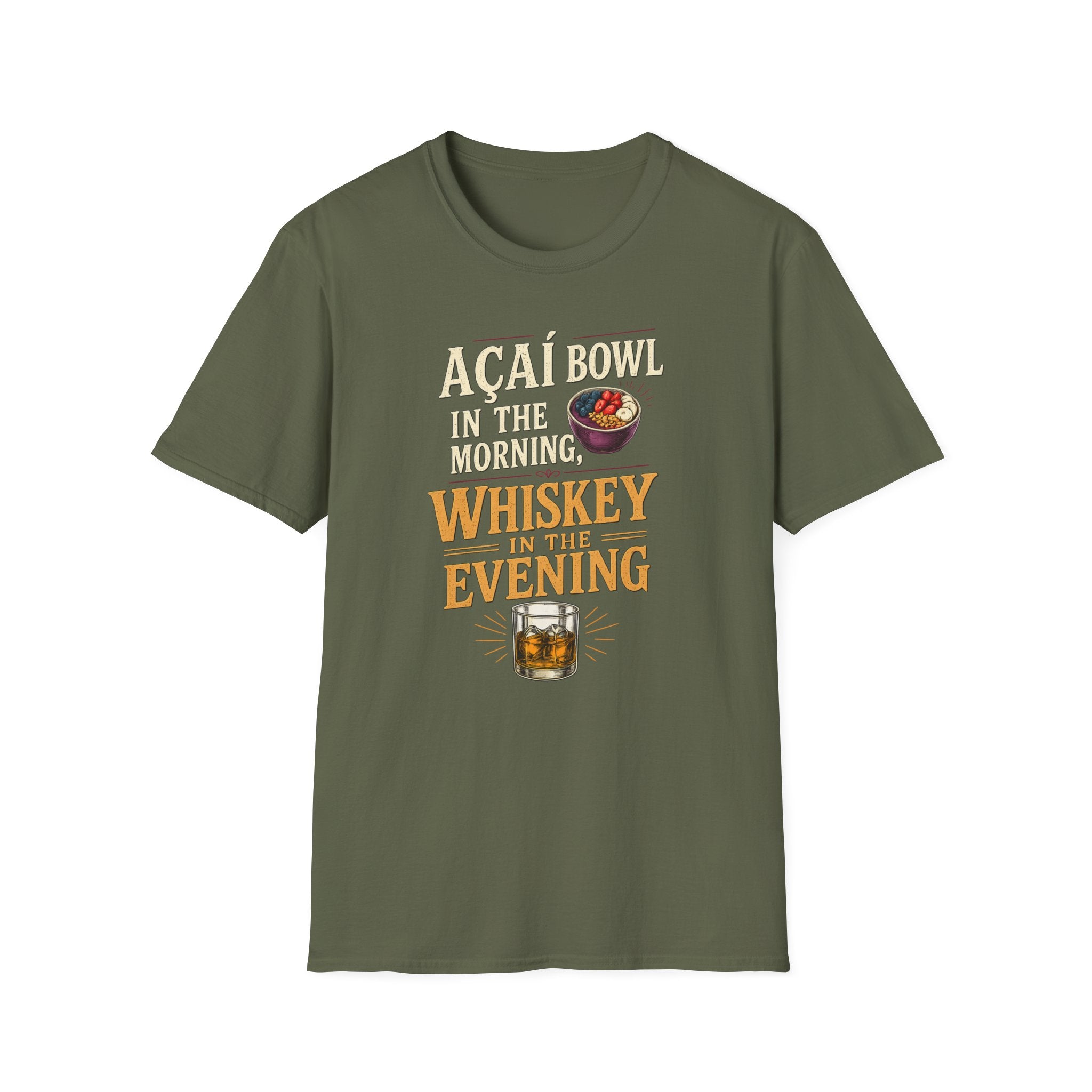 Acai in the morning Whiskey T-Shirt