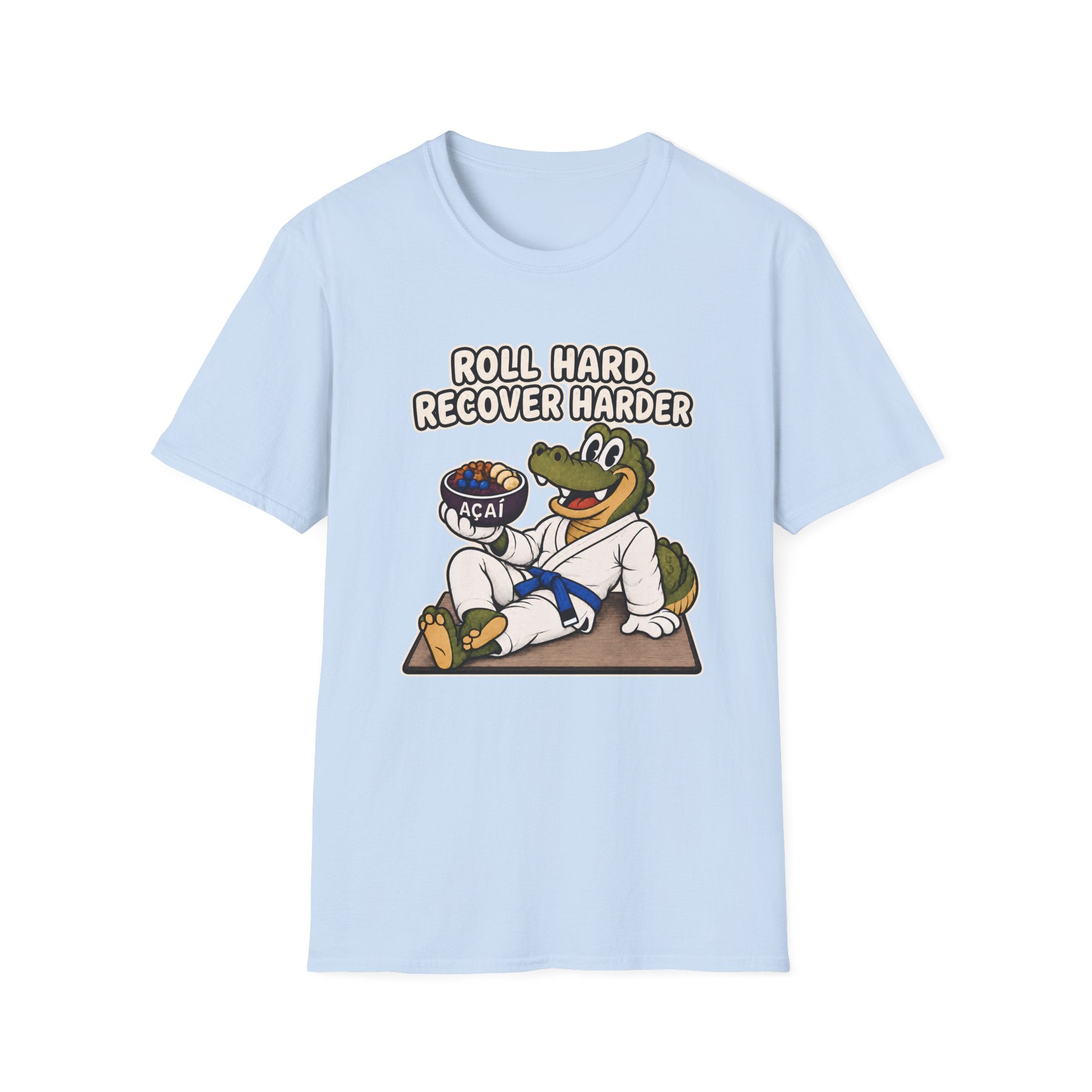 Roll Hard Blue Belt T-Shirt