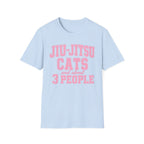 Jiu-Jitsu Cats Pink T-Shirt