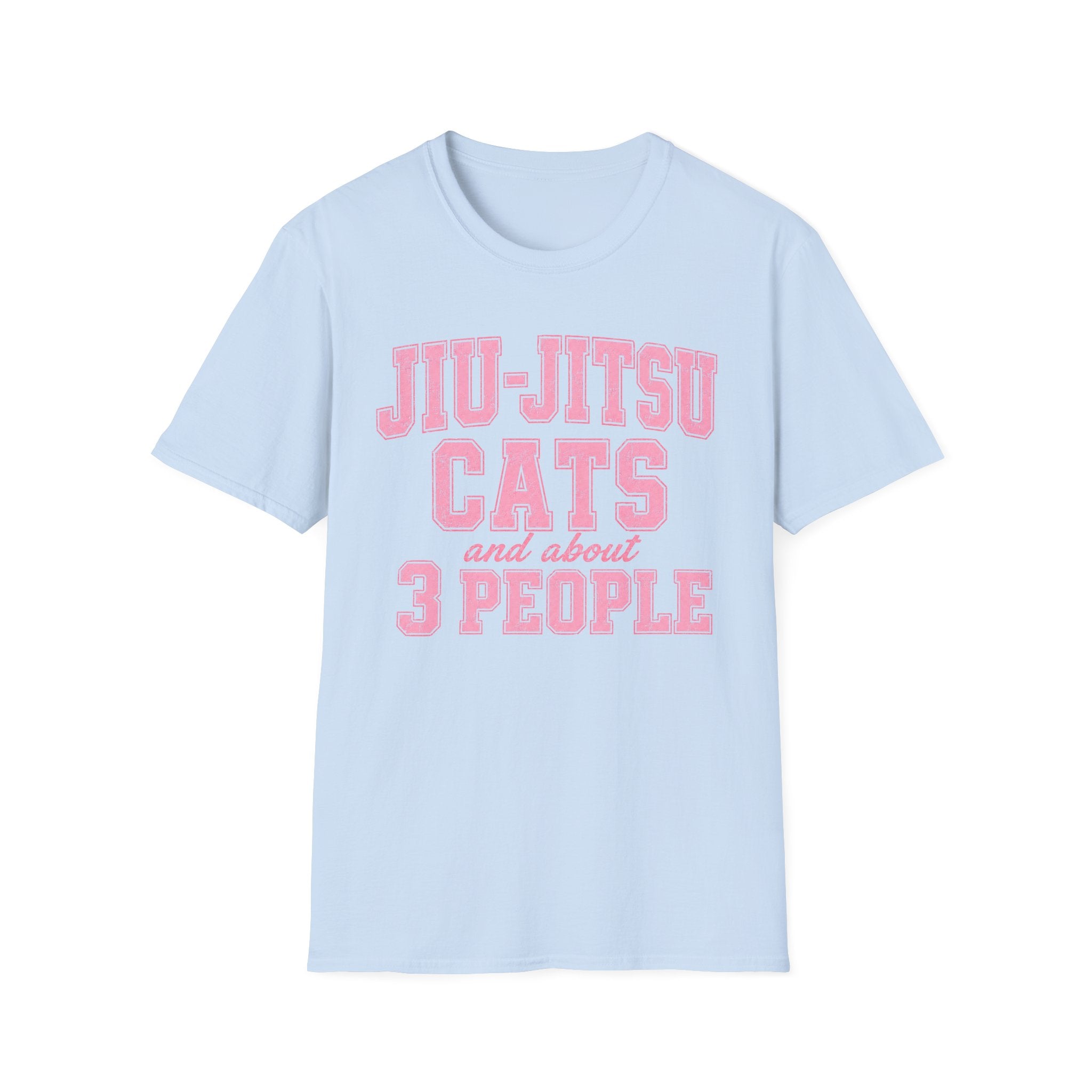 Jiu-Jitsu Cats Pink T-Shirt
