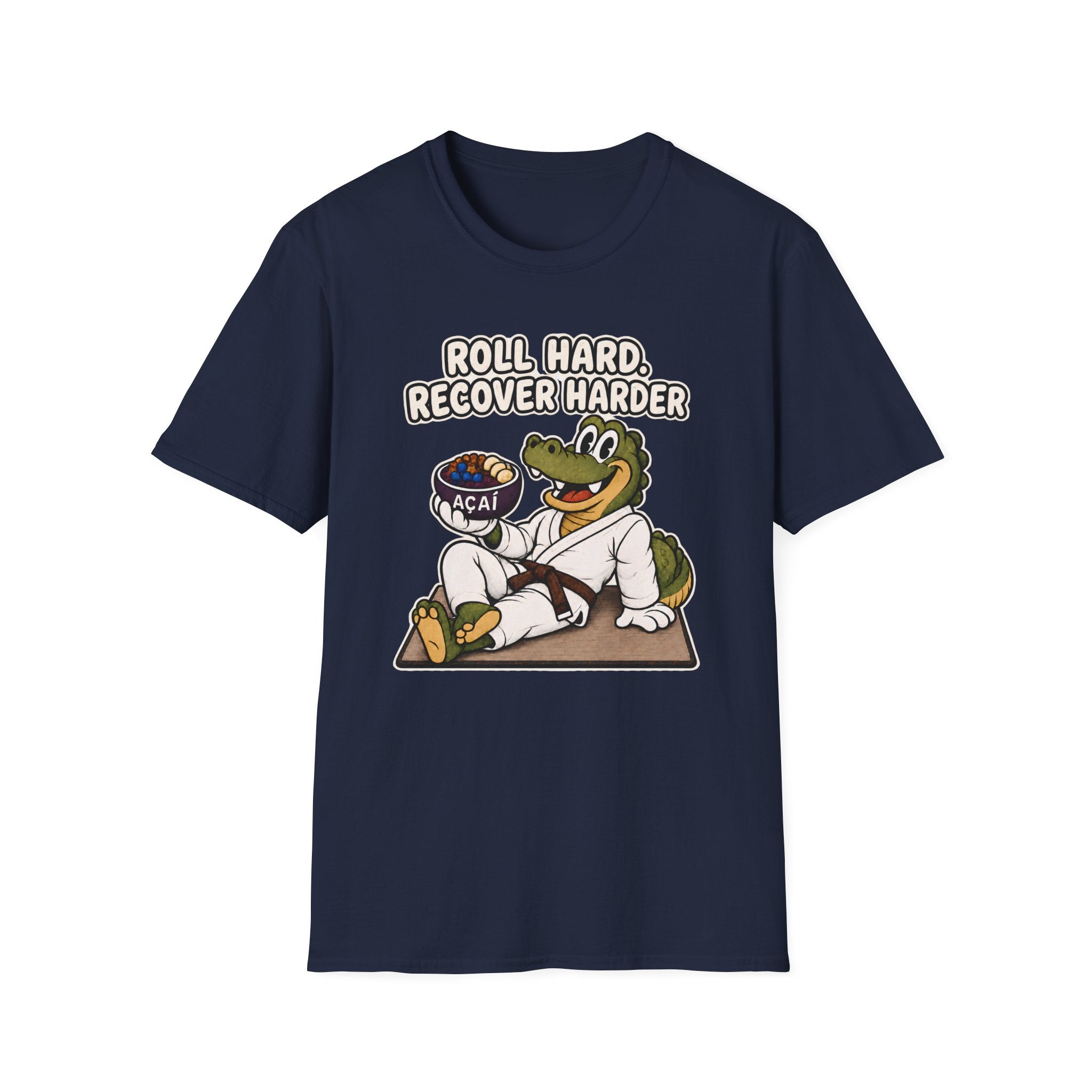 Roll Hard Brown Belt T-Shirt