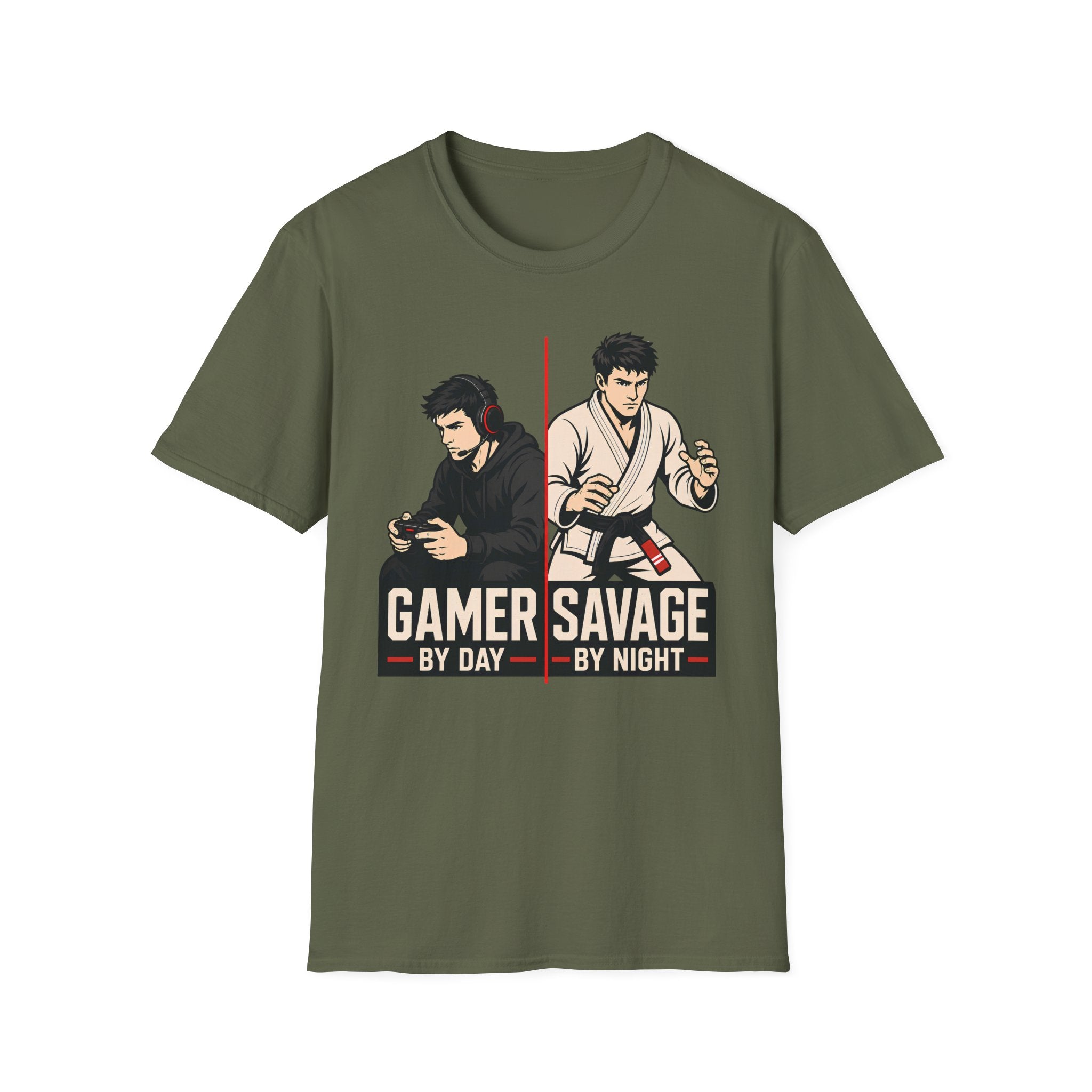 Gamer by Day Black Belt T-Shirt