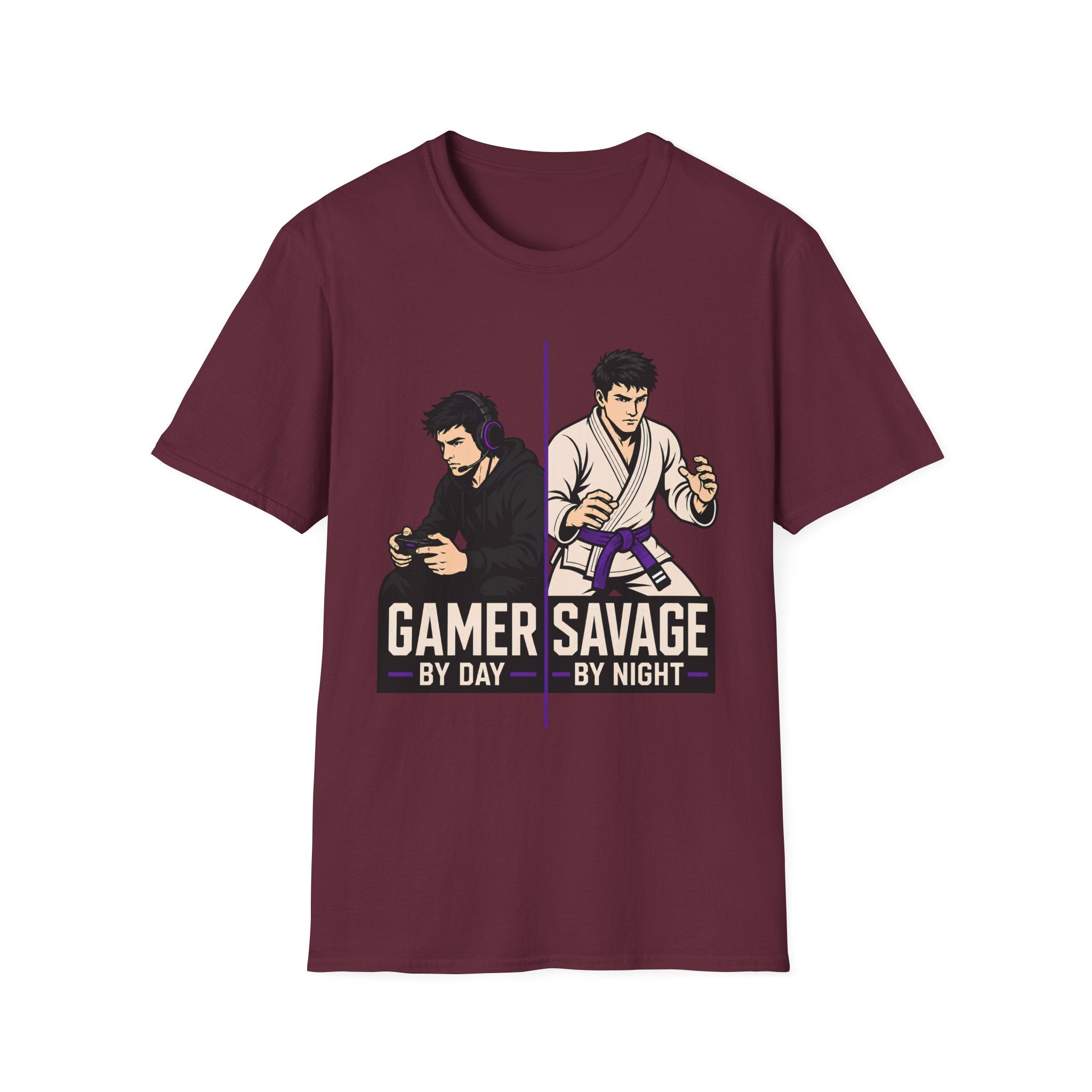 Gamer by Day Purple Belt T-Shirt