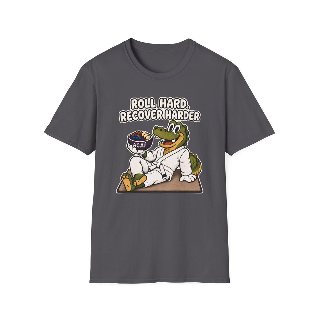 Roll Hard White Belt T-Shirt