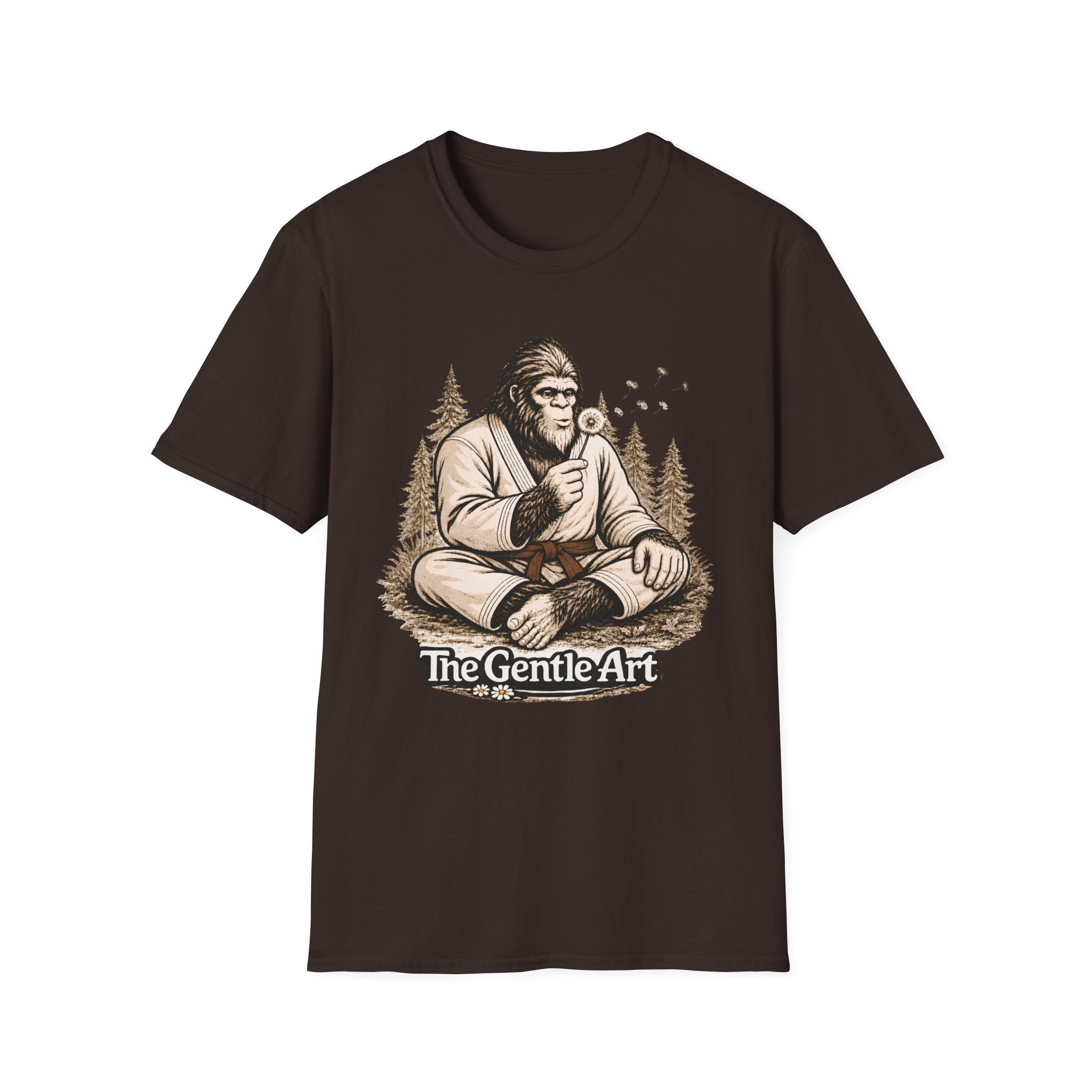 Bigfoot Dandelion Brown Belt T-Shirt