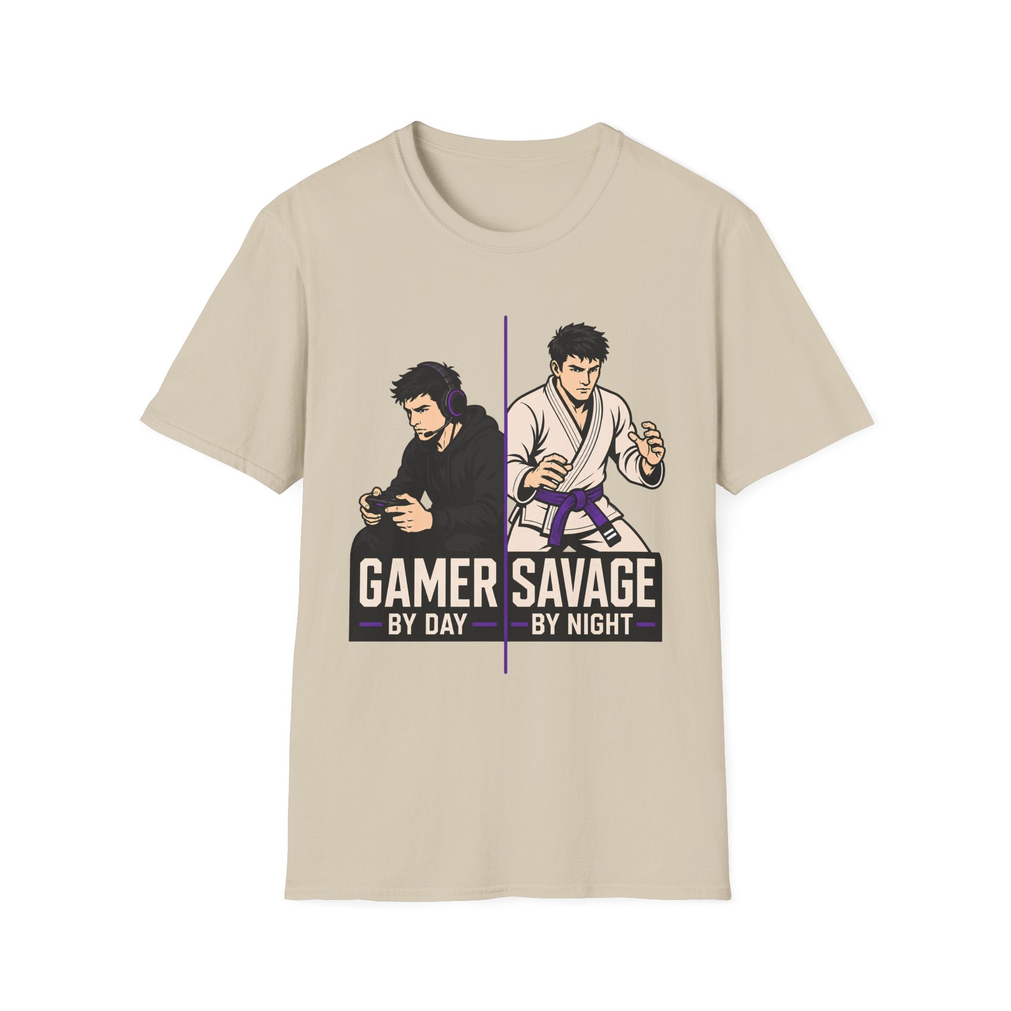 Gamer by Day Purple Belt T-Shirt
