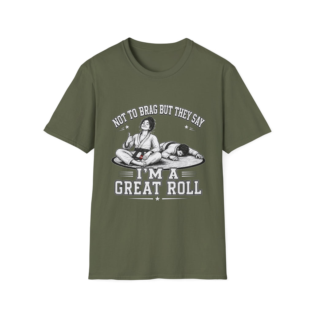 Not to brag W Black Belt T-Shirt