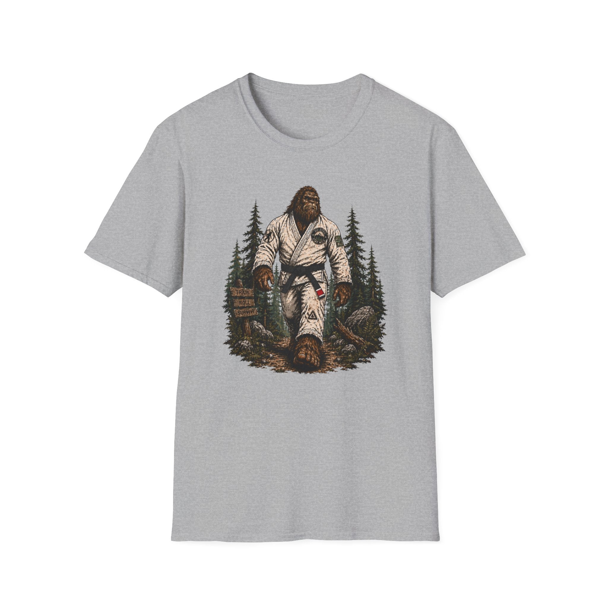 Bigfoot Forrest Black Belt T-Shirt