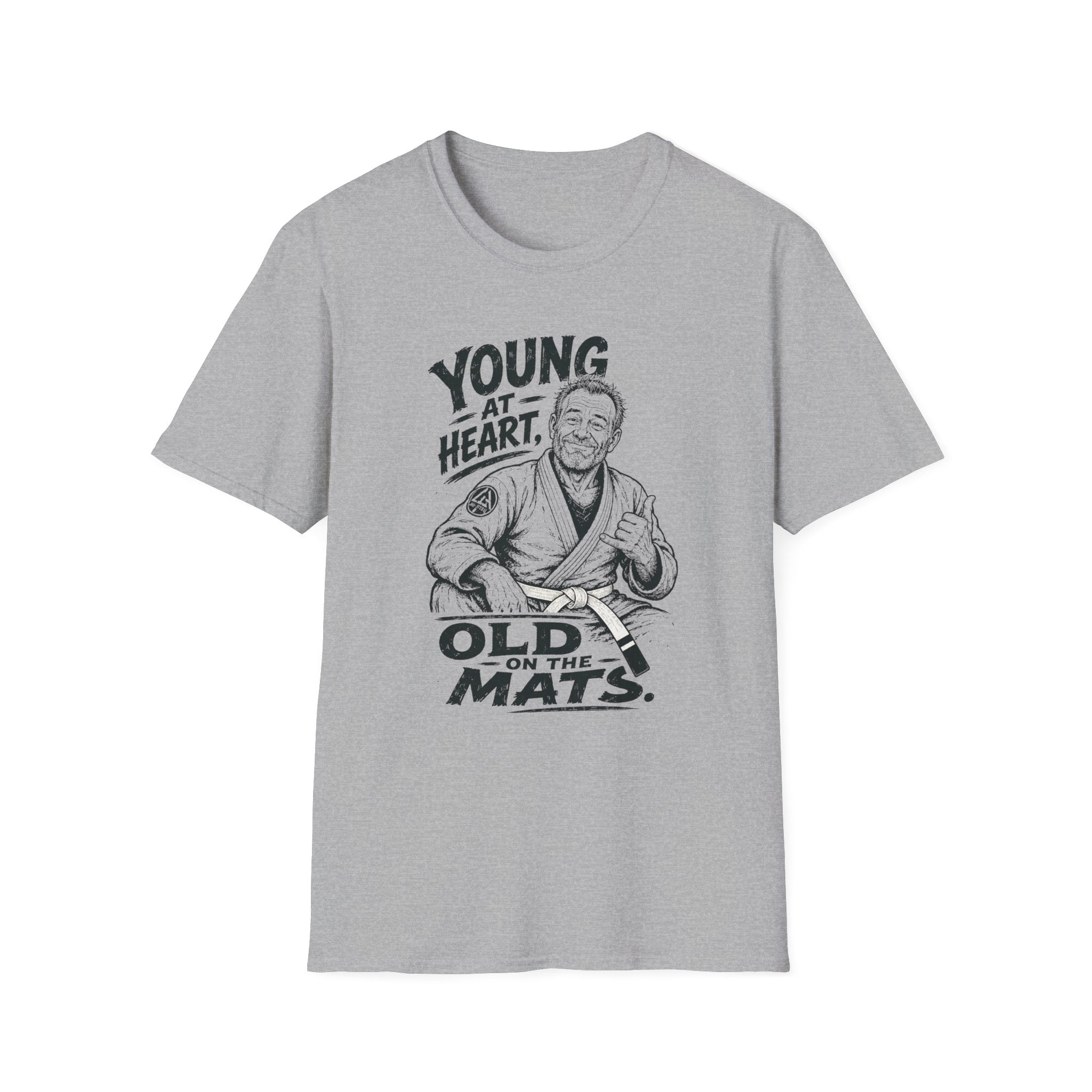 Young at Heart White Belt T-Shirt