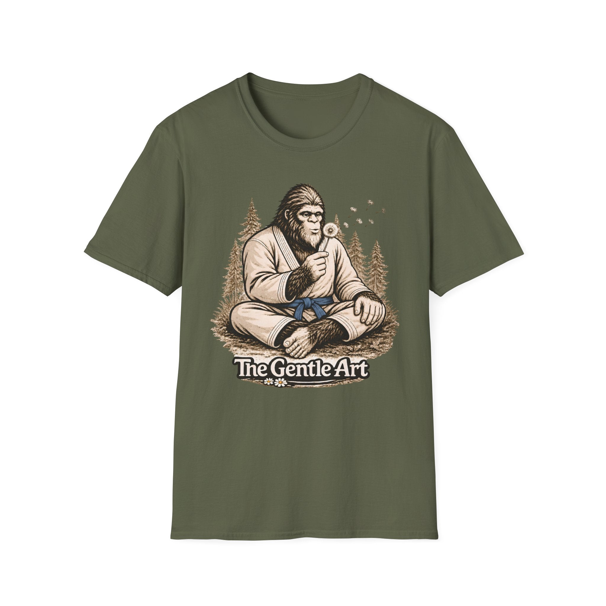 Bigfoot Dandelion Blue Belt T-Shirt