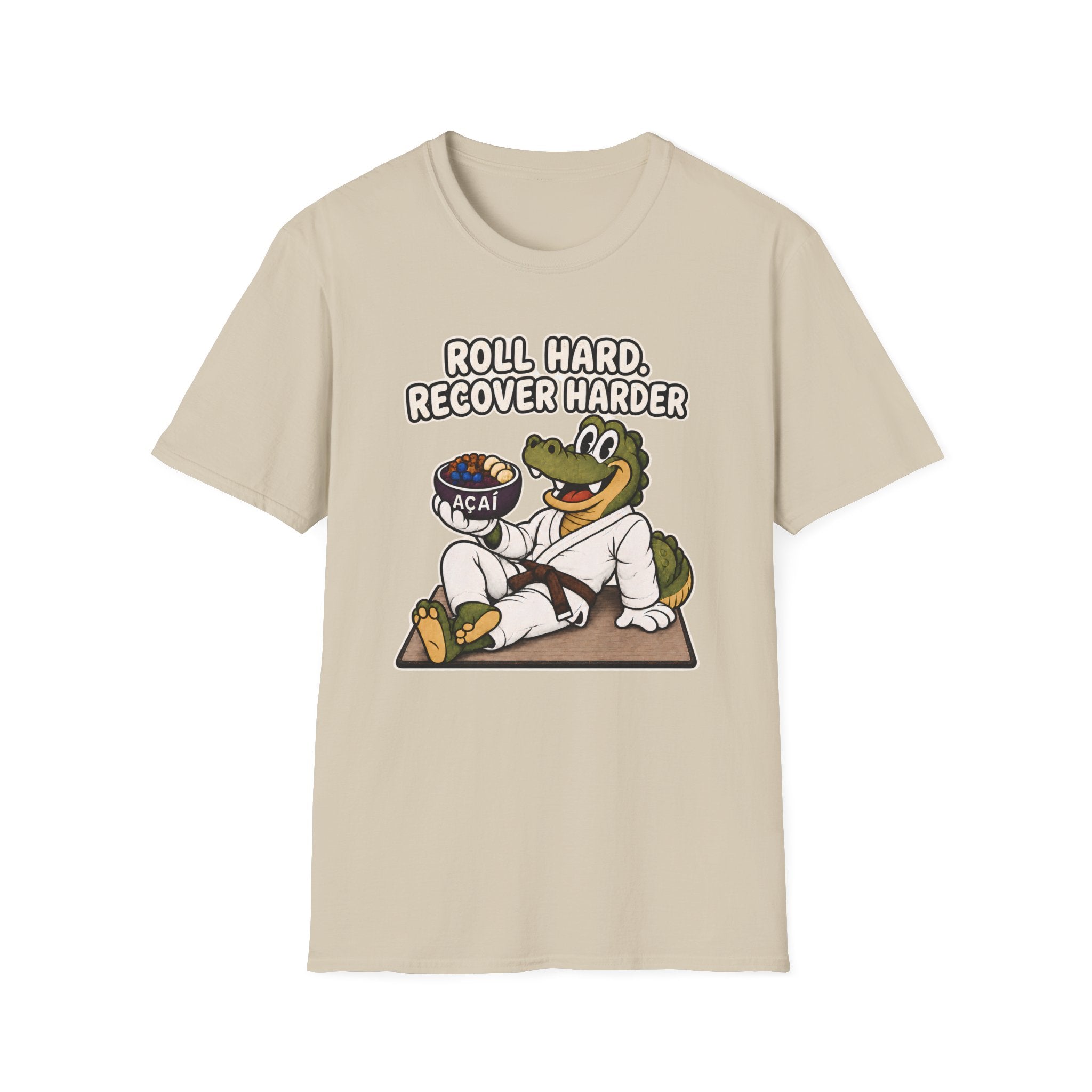 Roll Hard Brown Belt T-Shirt