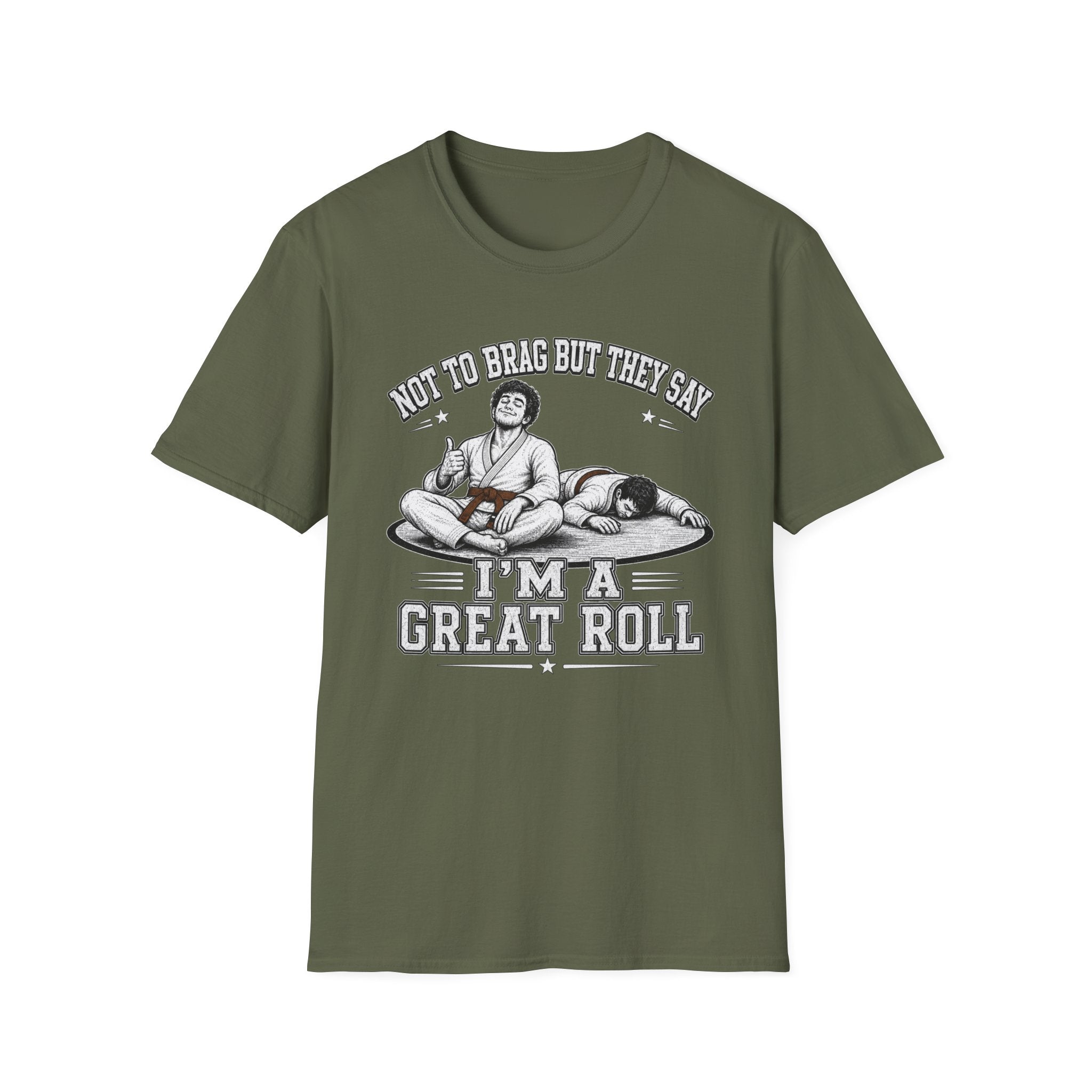 Not to brag M Brown Belt T-Shirt
