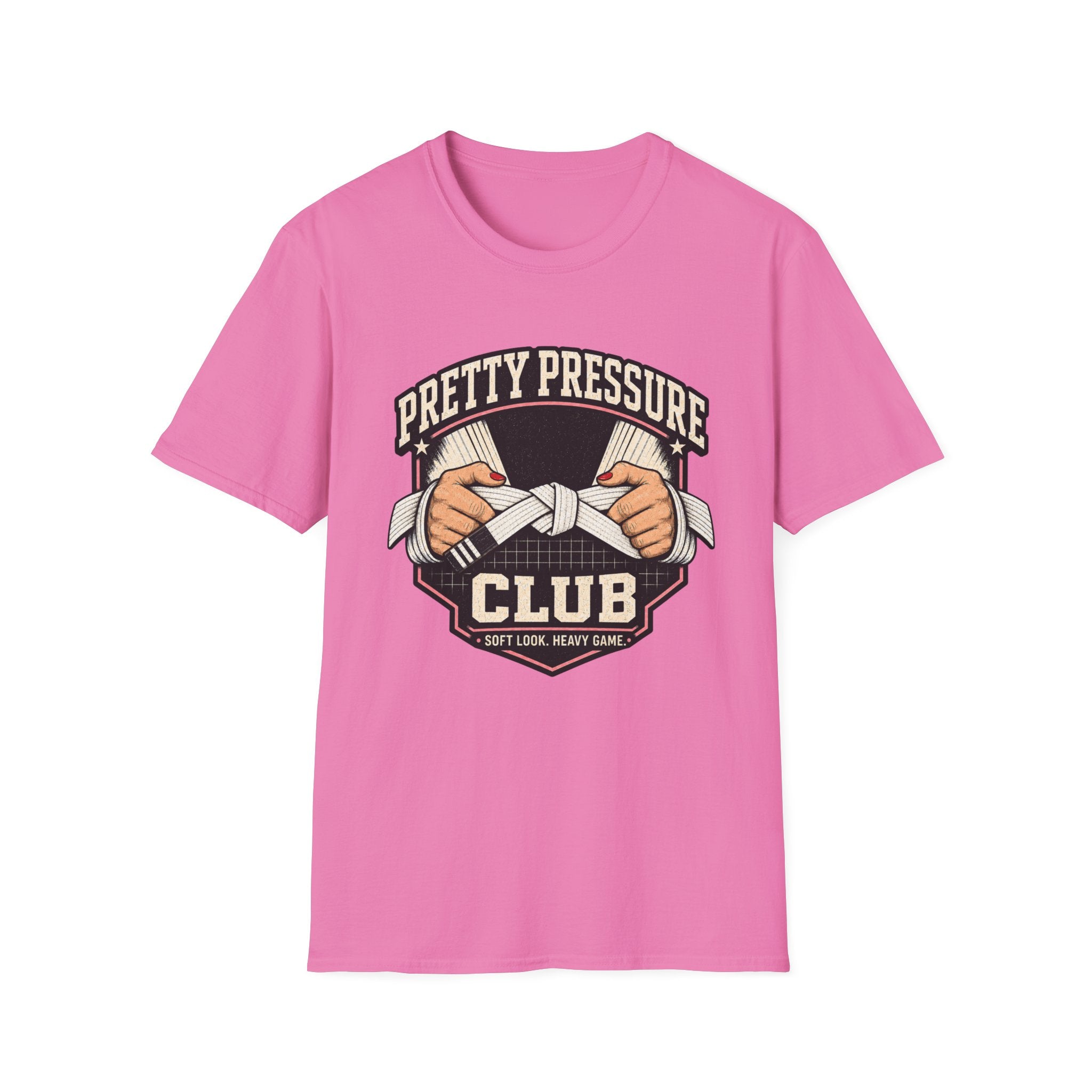Pretty Pressure White Belt T-Shirt