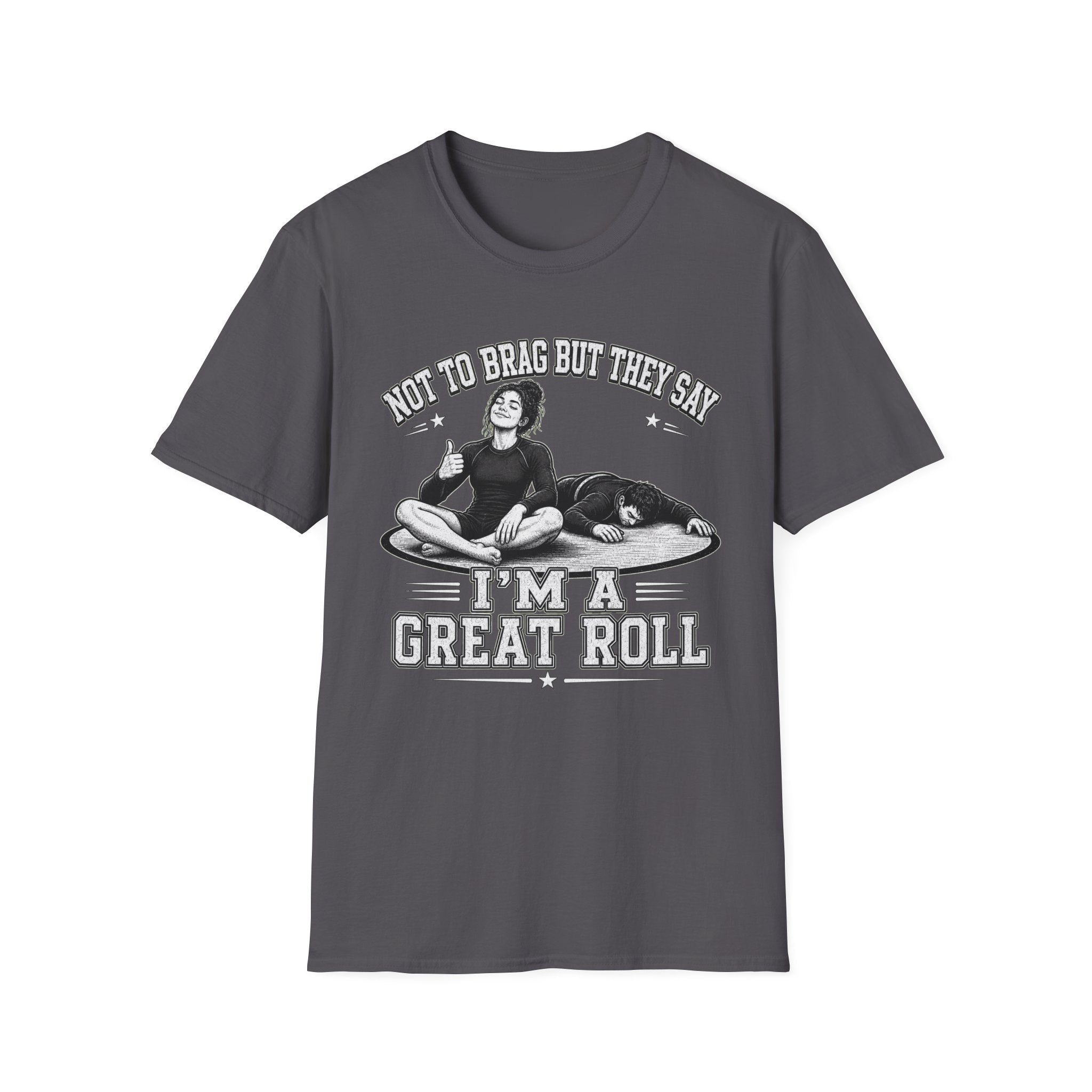 Not to brag W White Belt T-Shirt