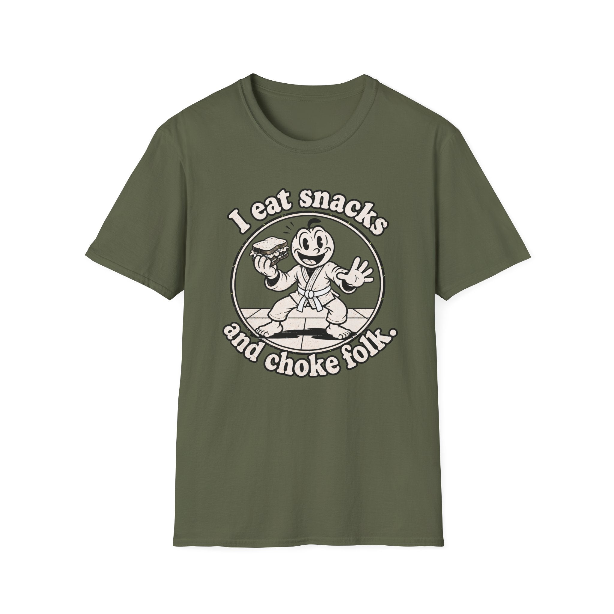 Choke Folk White Belt T-Shirt