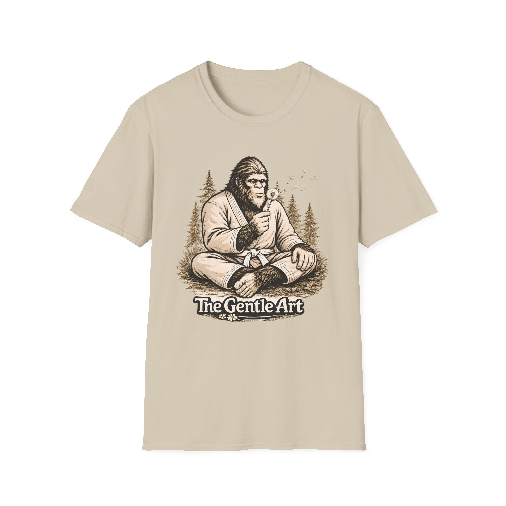 Bigfoot Dandelion White Belt T-Shirt