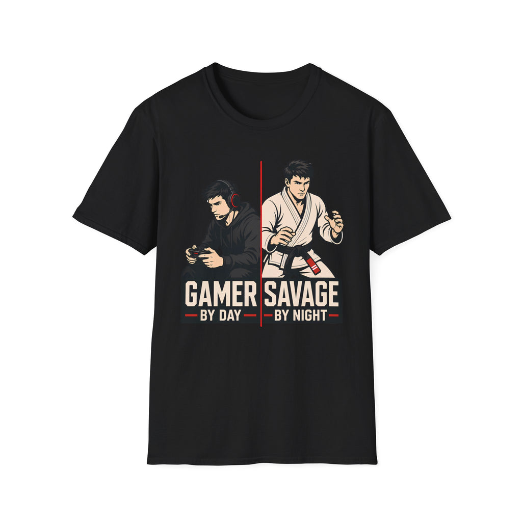 Gamer by Day Black Belt T-Shirt
