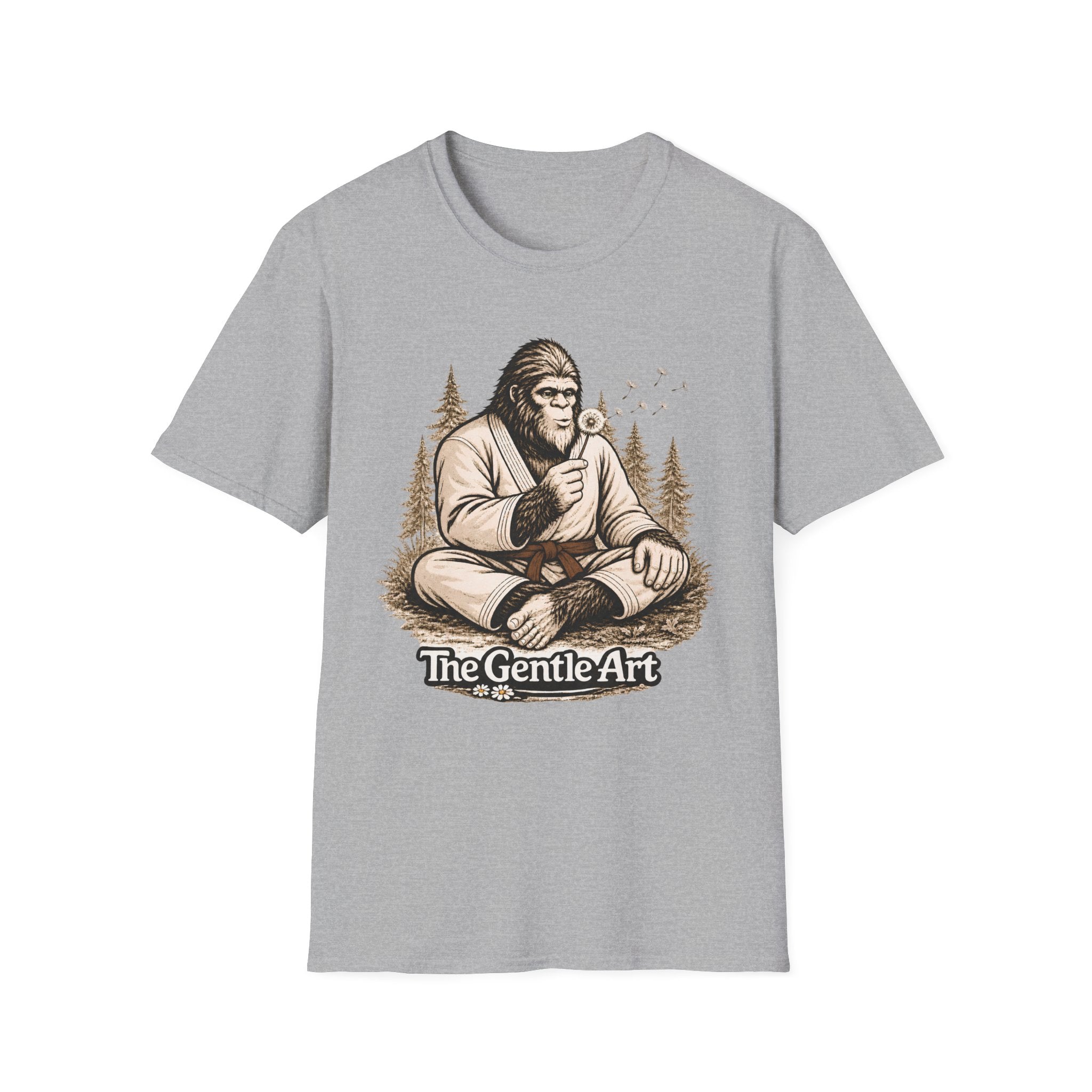 Bigfoot Dandelion Brown Belt T-Shirt