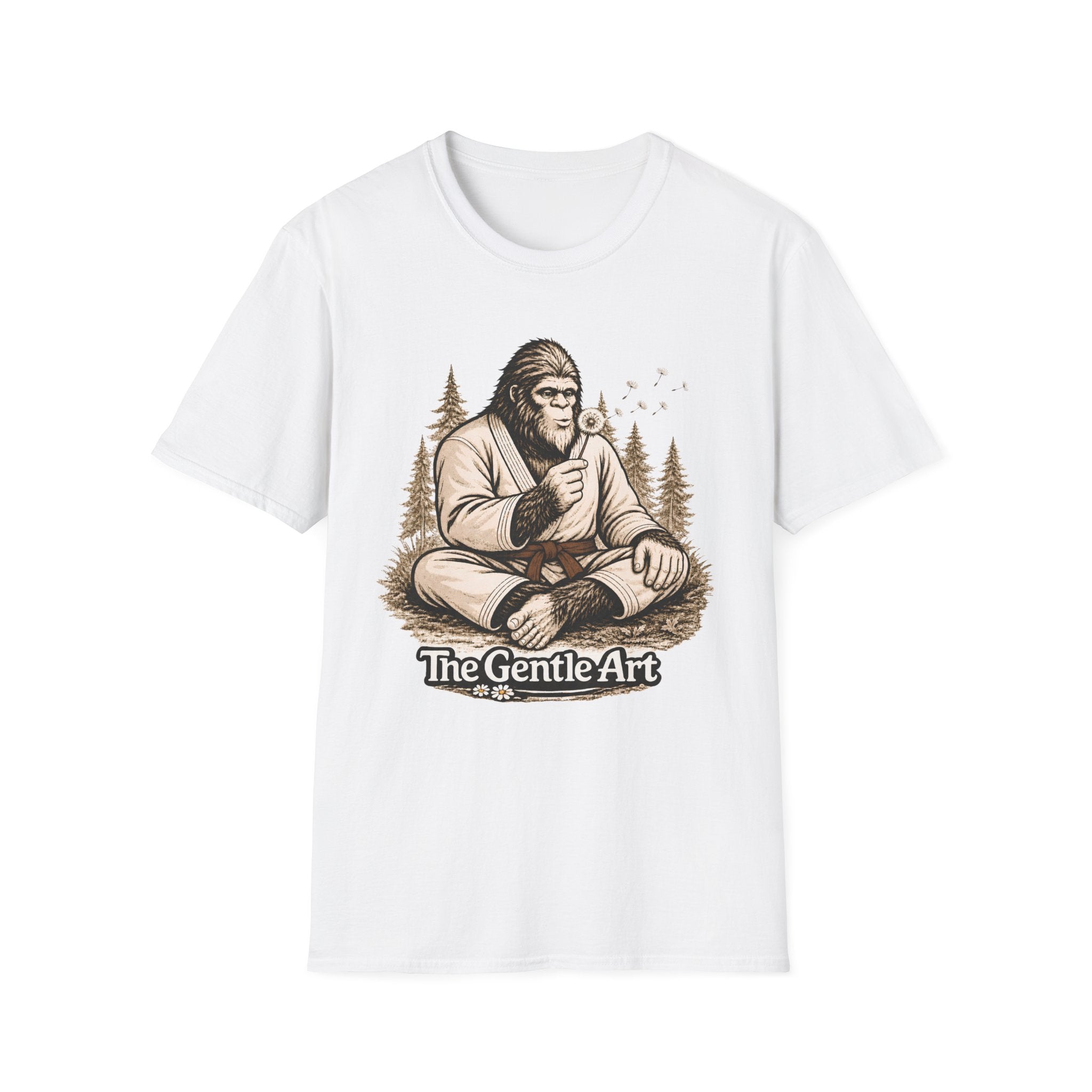 Bigfoot Dandelion Brown Belt T-Shirt