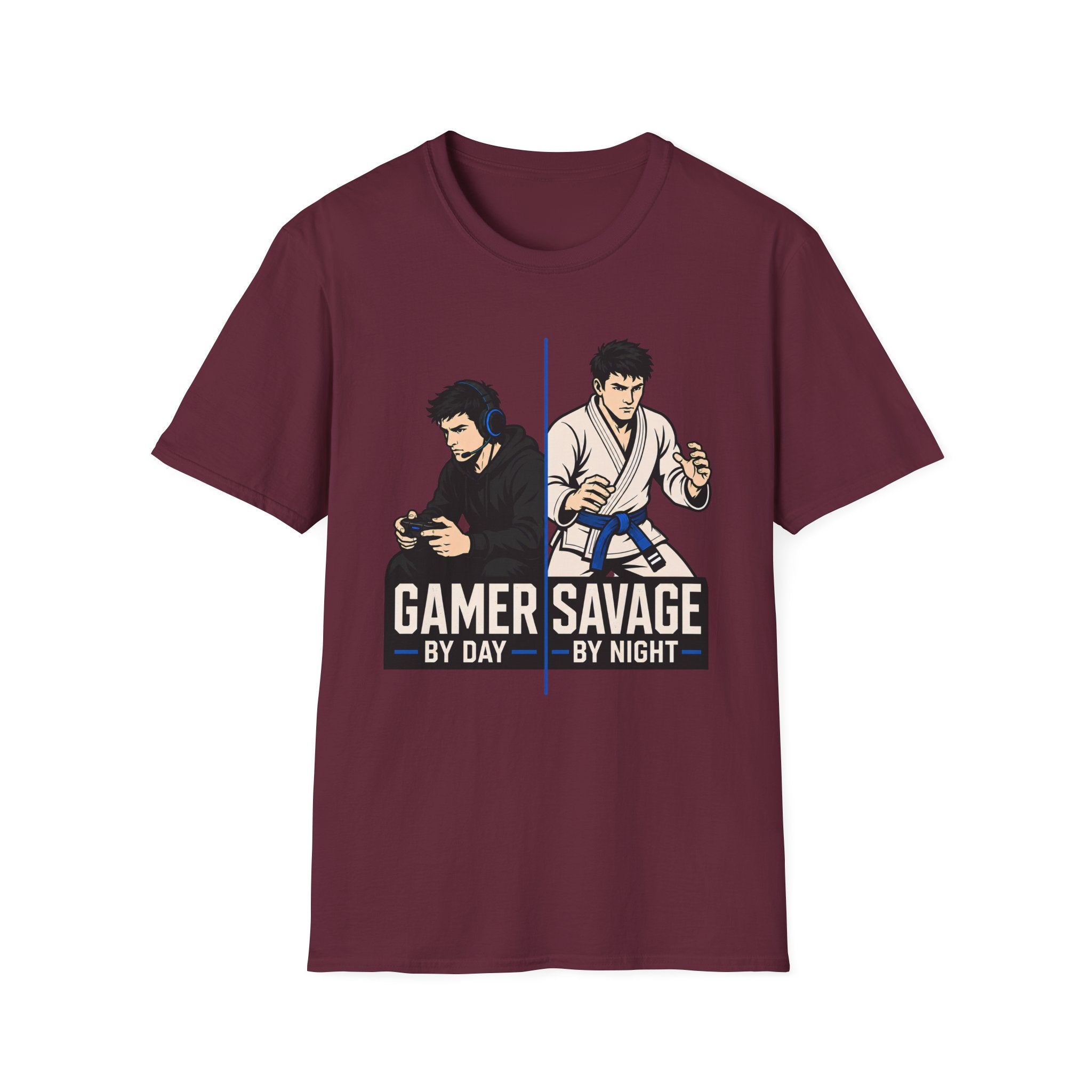 Gamer by Day Blue Belt T-Shirt