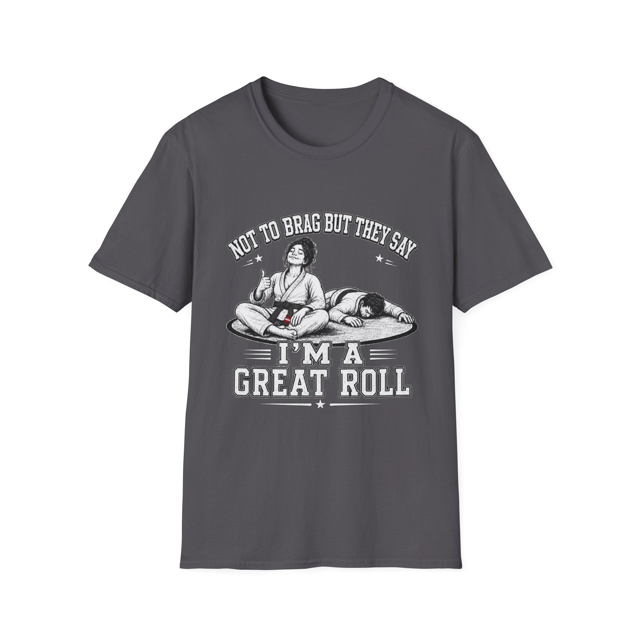 Not to brag W Black Belt T-Shirt