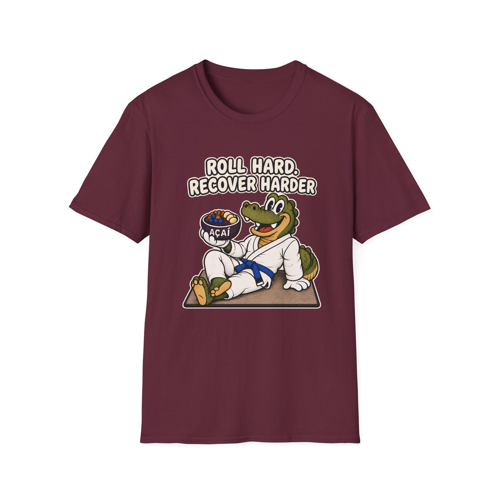 Roll Hard Blue Belt T-Shirt