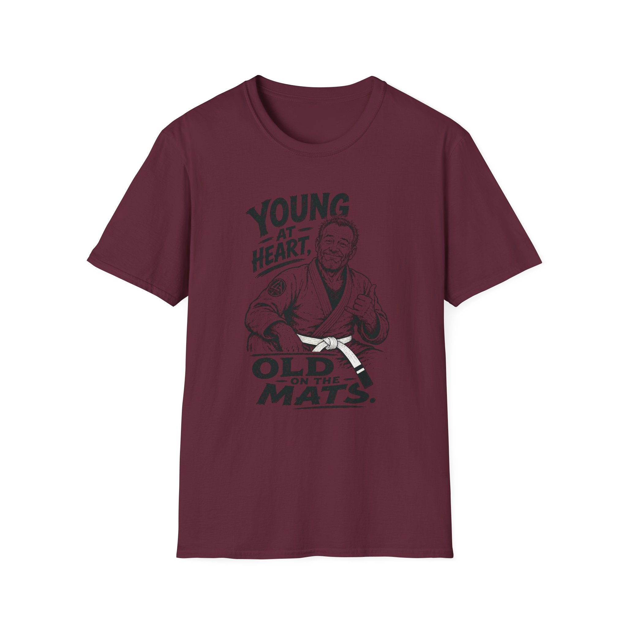 Young at Heart White Belt T-Shirt