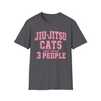 Jiu-Jitsu Cats Pink T-Shirt