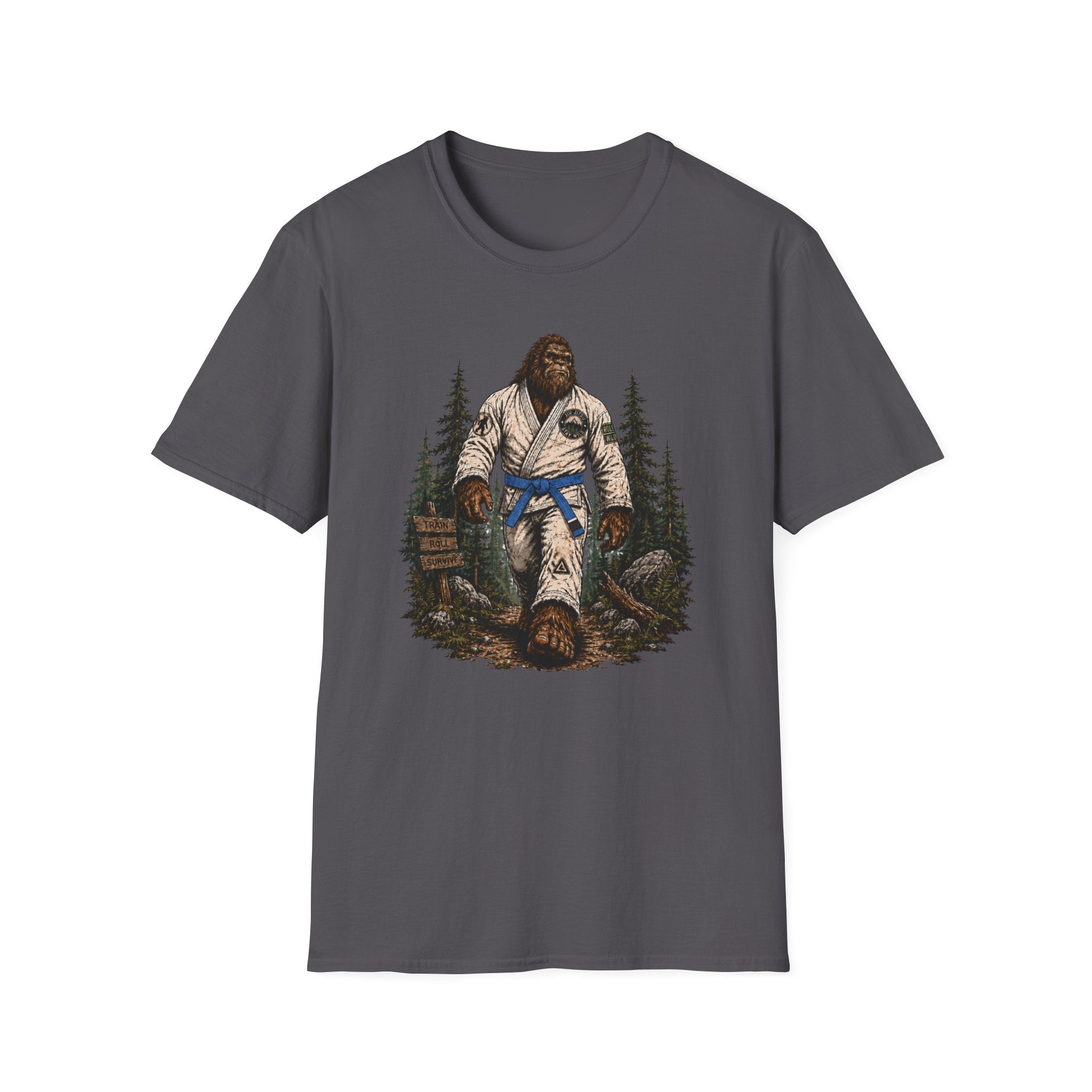 Bigfoot Forrest Blue Belt T-Shirt