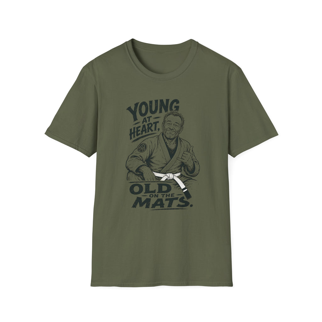 Young at Heart White Belt T-Shirt