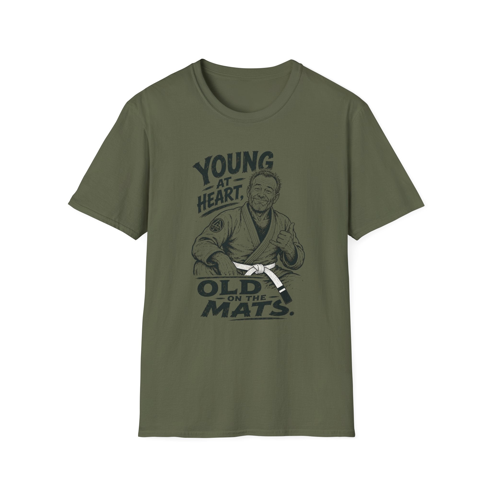 Young at Heart White Belt T-Shirt