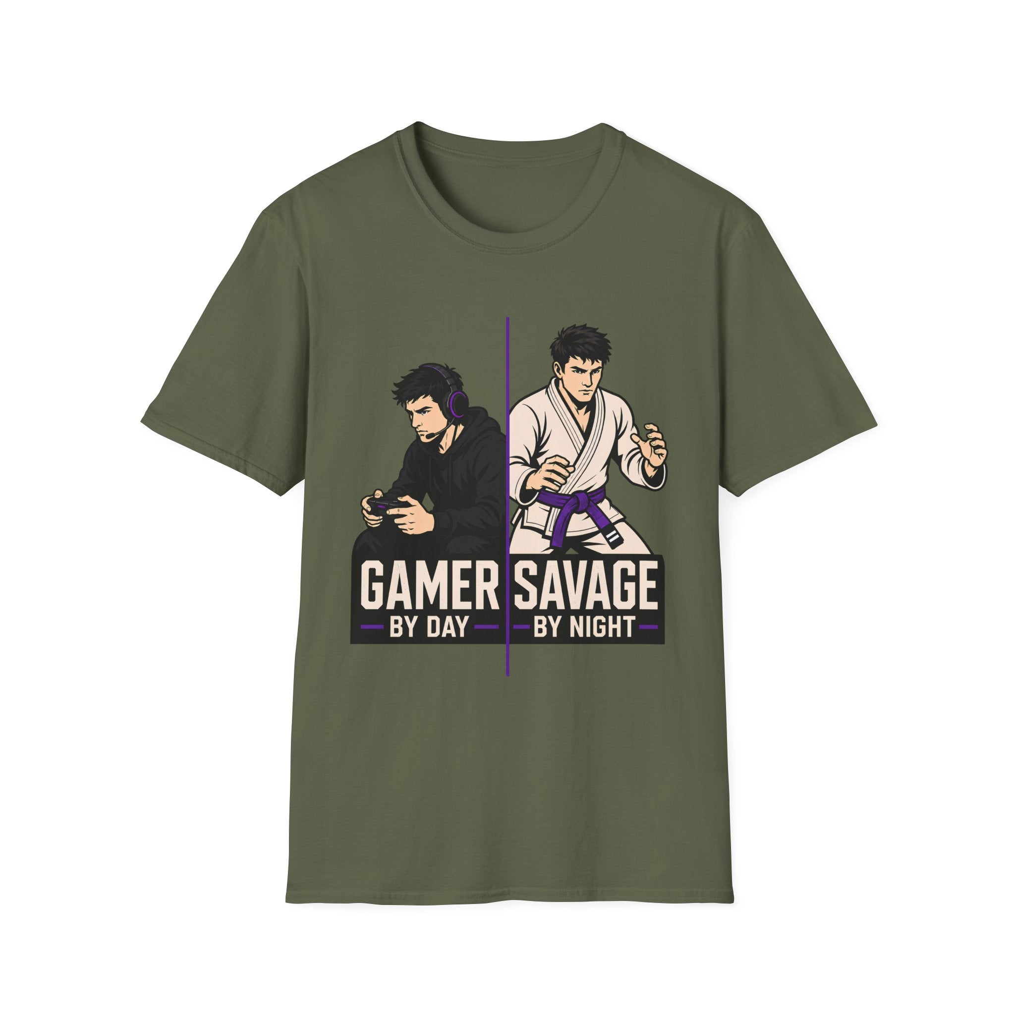Gamer by Day Purple Belt T-Shirt