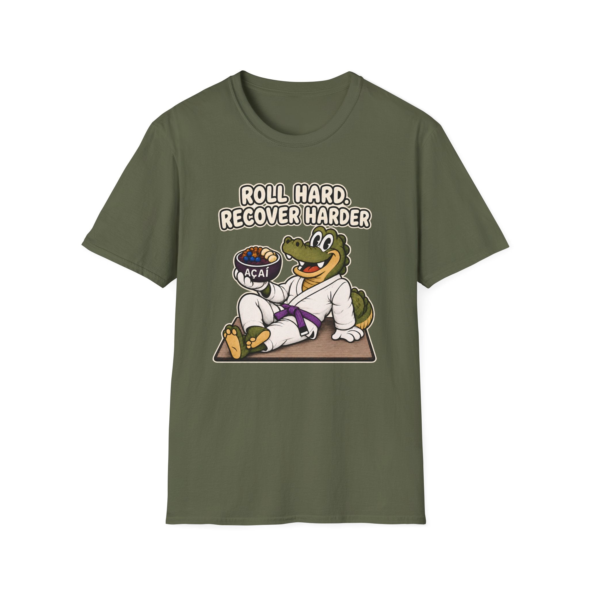 Roll Hard Purple Belt T-Shirt