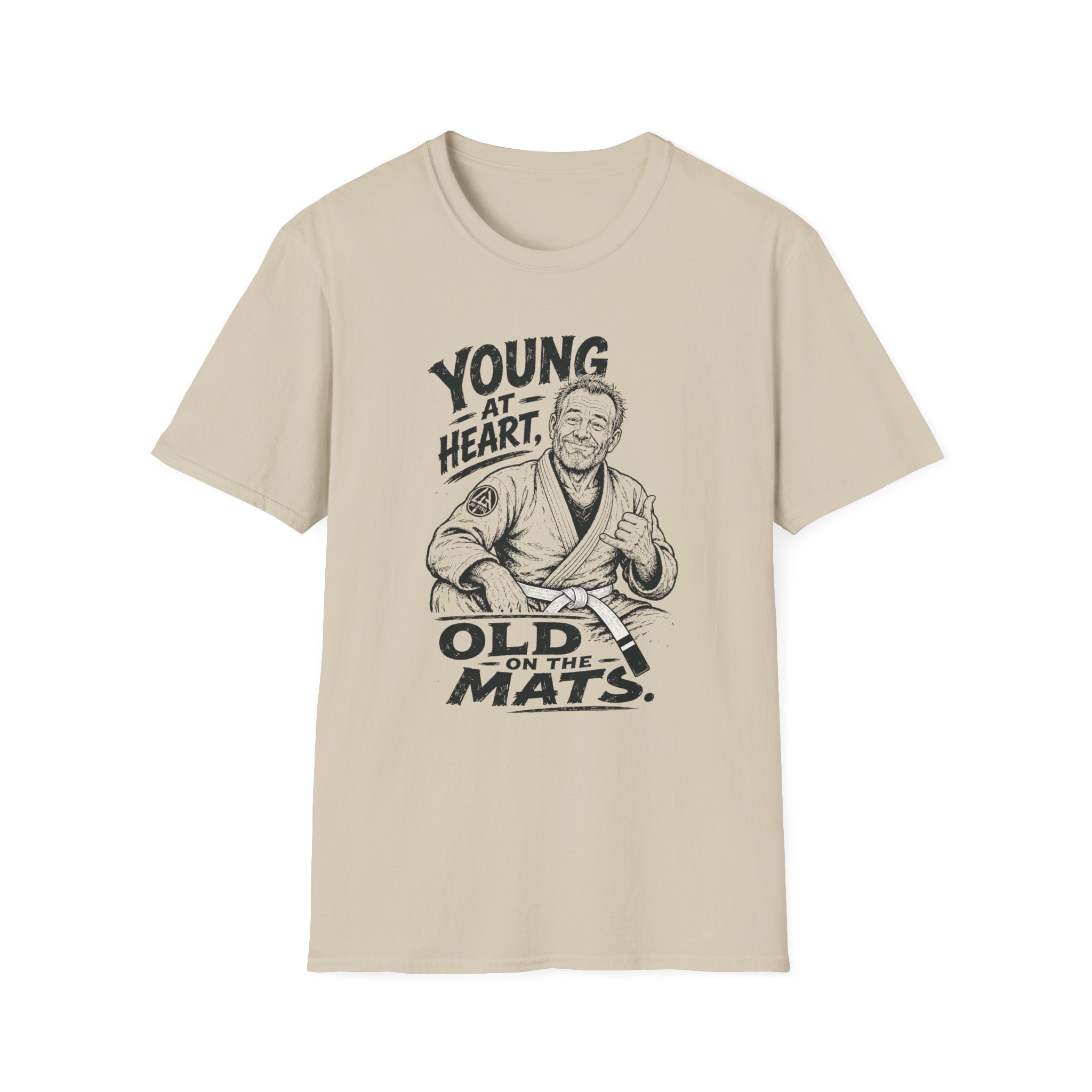Young at Heart White Belt T-Shirt