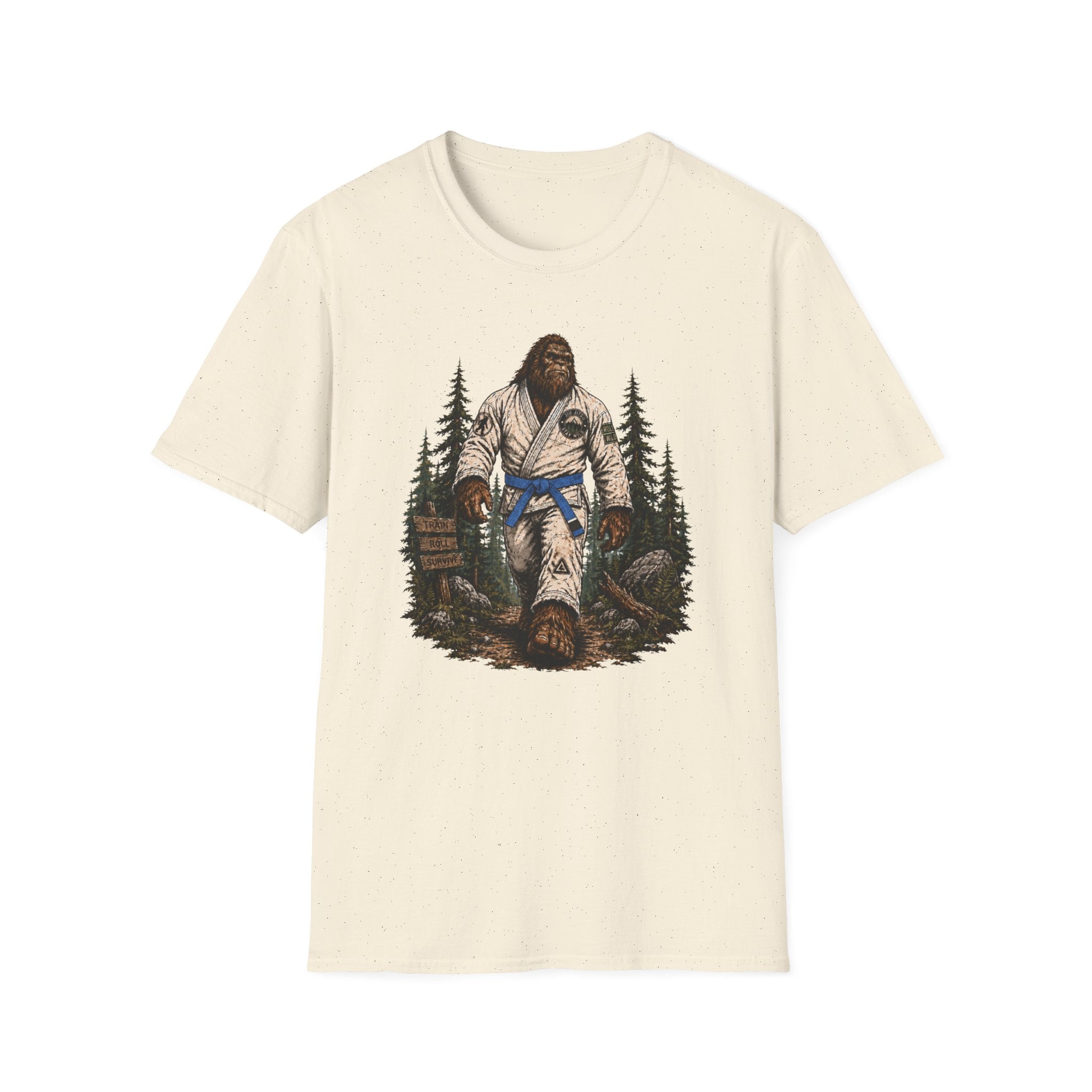 Bigfoot Forrest Blue Belt T-Shirt
