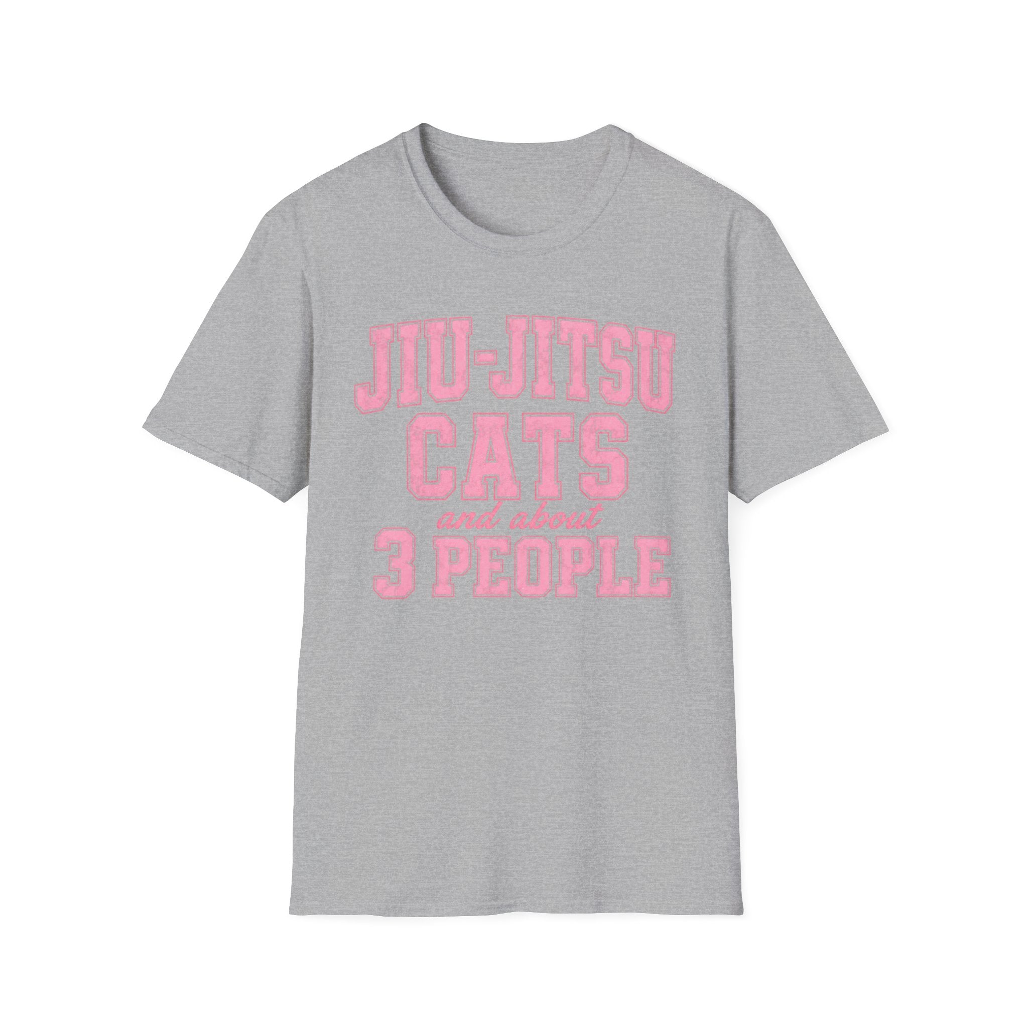 Jiu-Jitsu Cats Pink T-Shirt