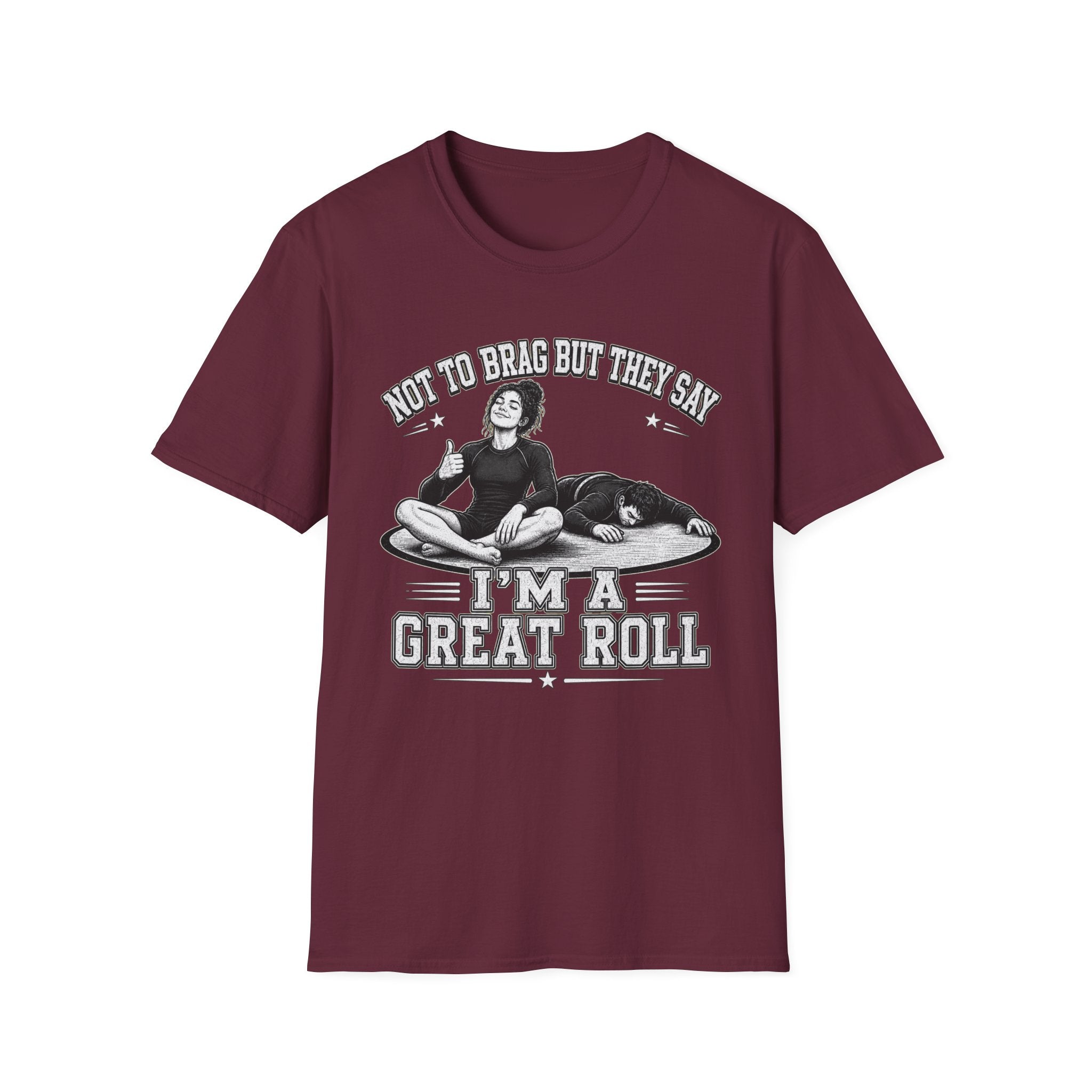 Not to brag W White Belt T-Shirt