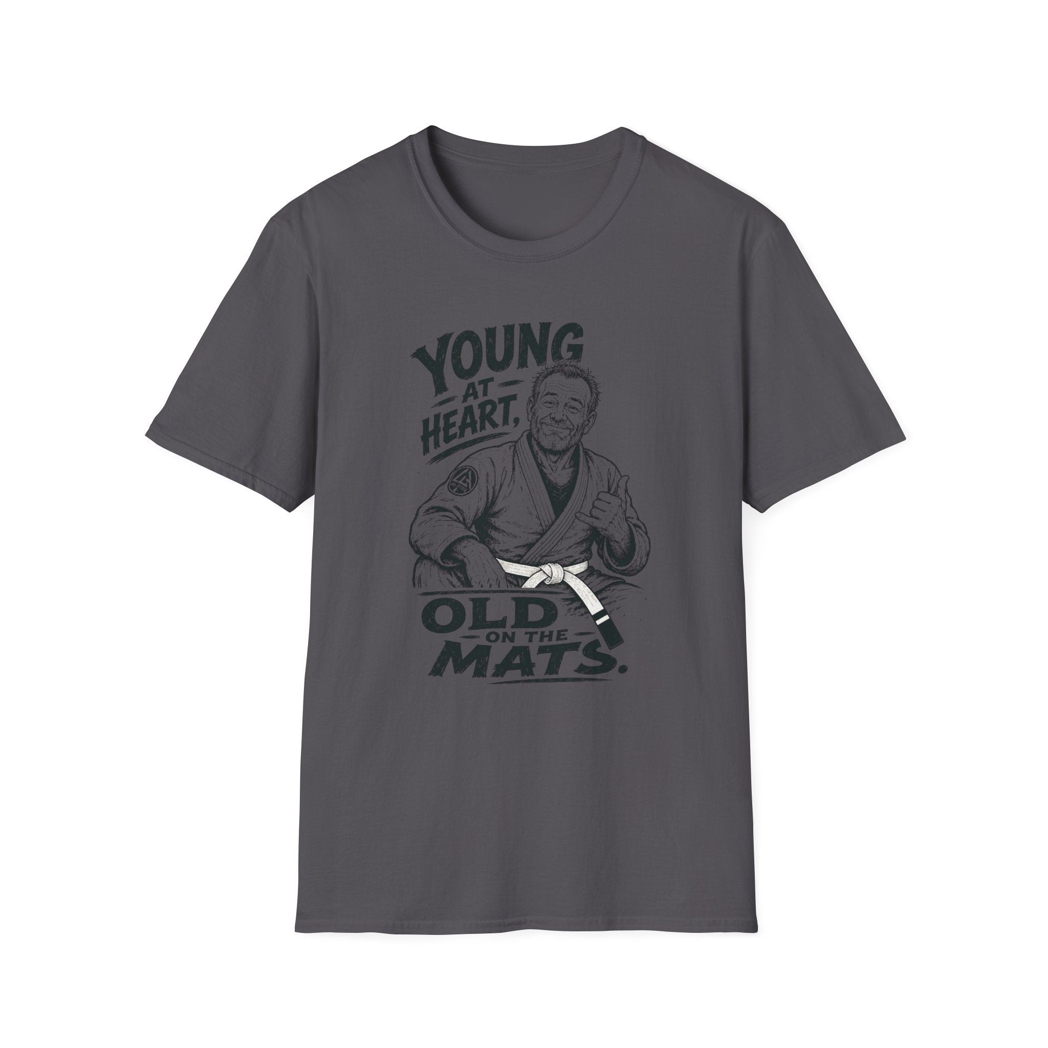 Young at Heart White Belt T-Shirt