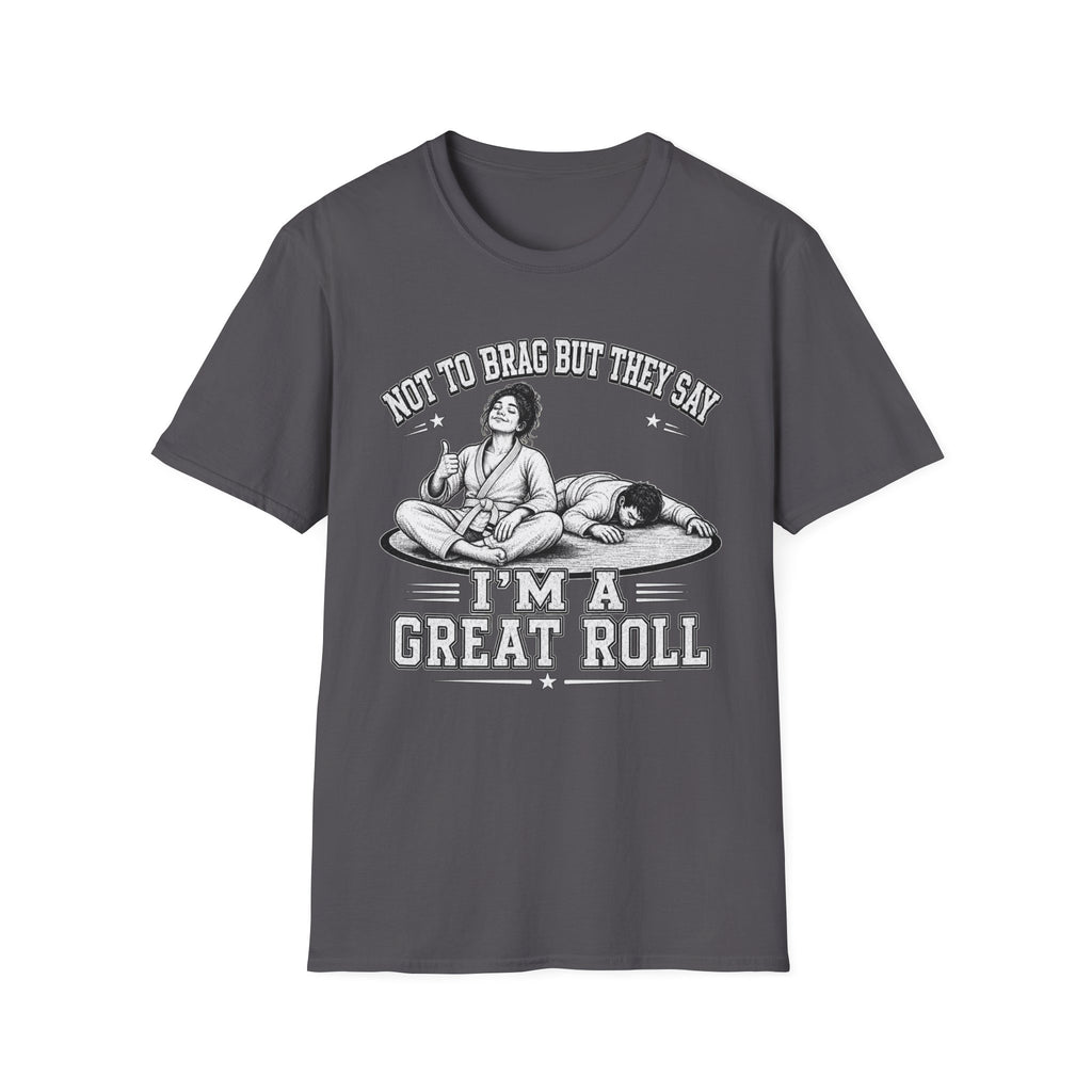 Not to brag W White Belt T-Shirt