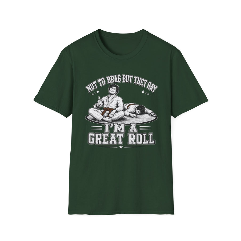 Not to brag M Brown Belt T-Shirt
