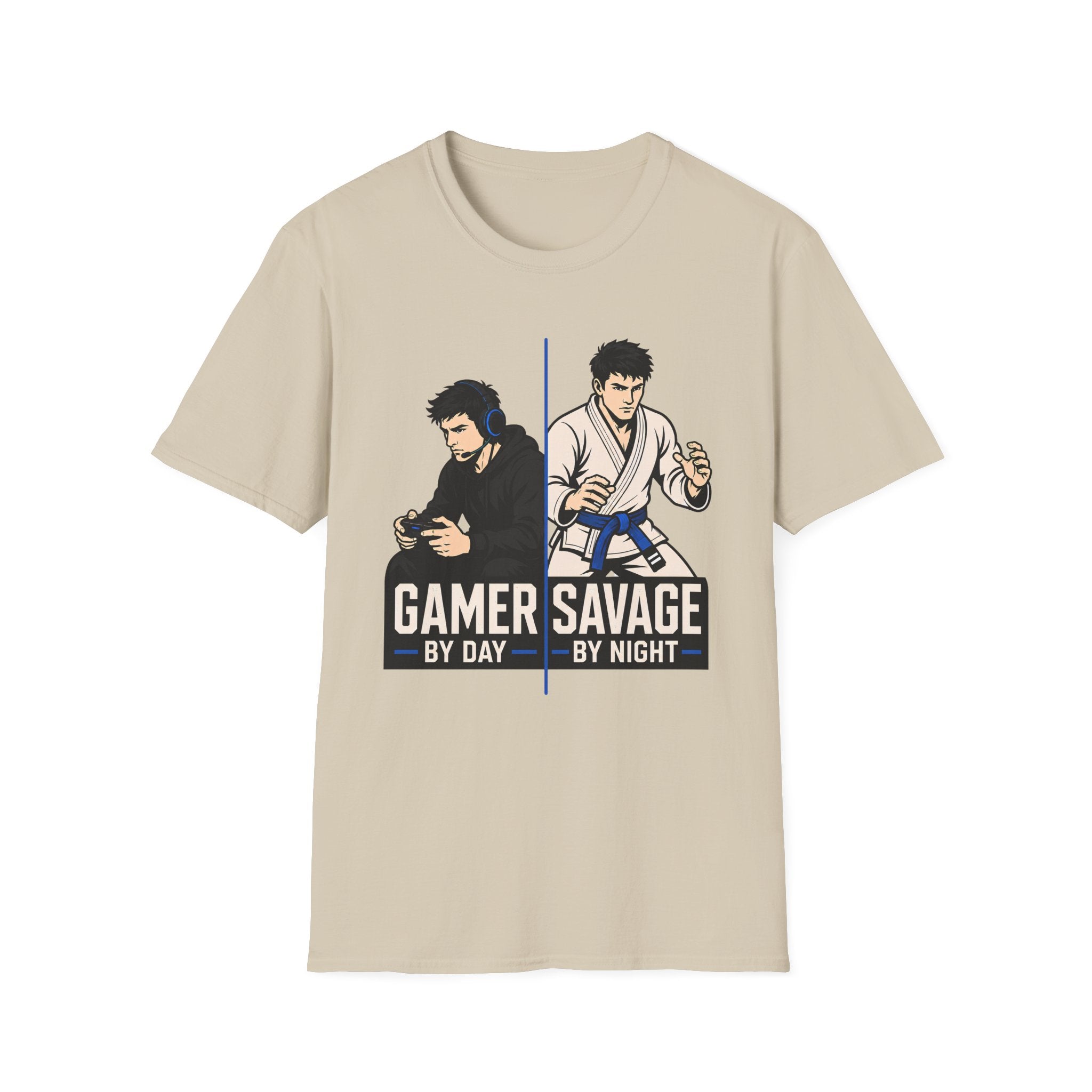 Gamer by Day Blue Belt T-Shirt