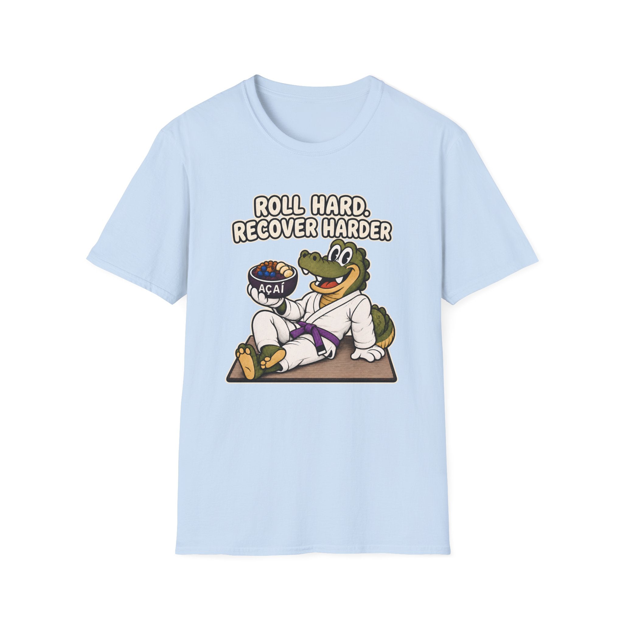 Roll Hard Purple Belt T-Shirt