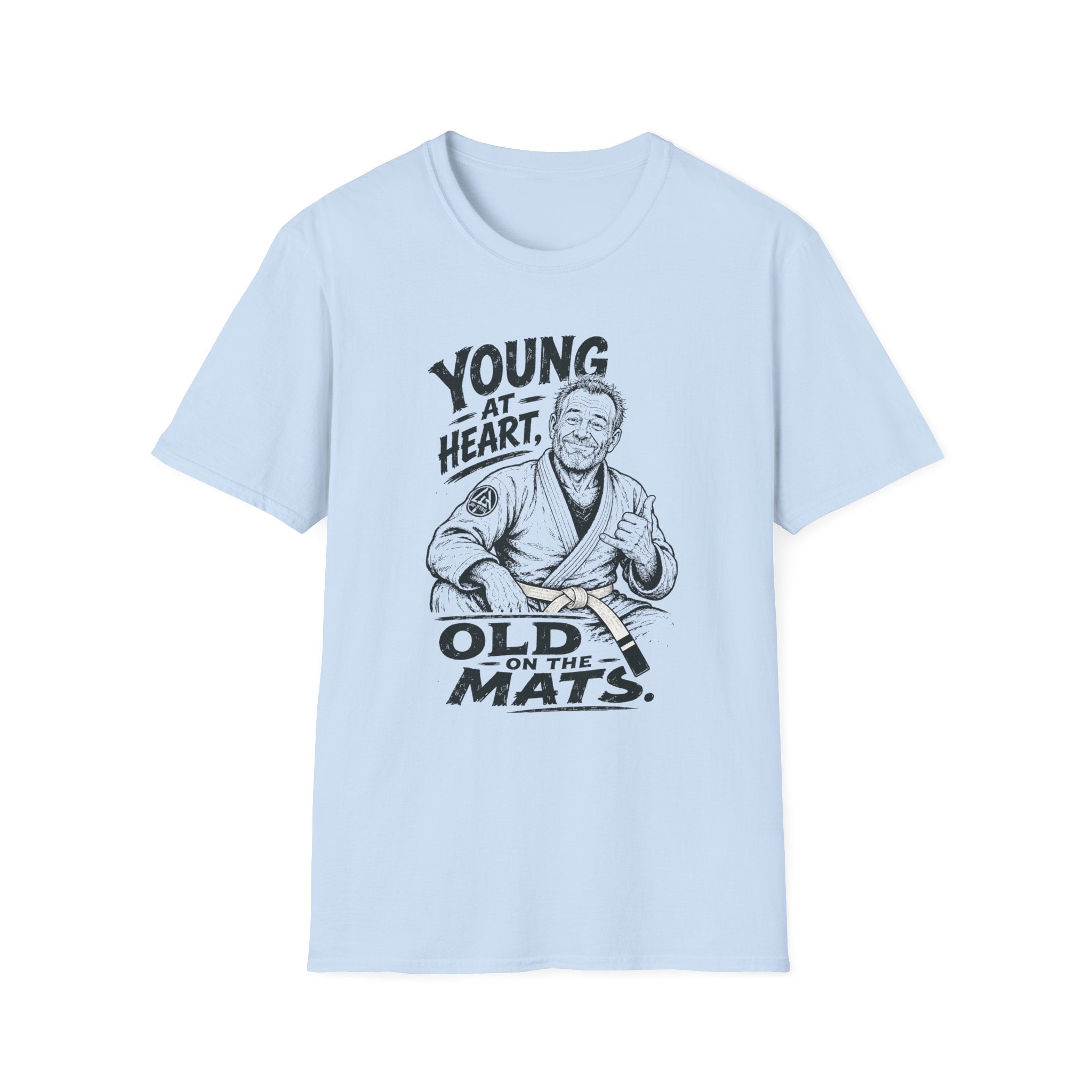 Young at Heart White Belt T-Shirt