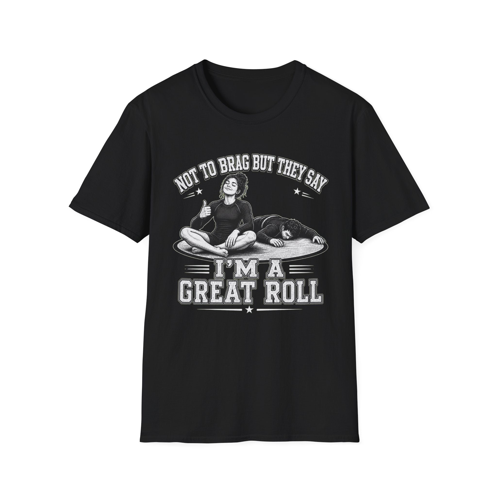 Not to brag W White Belt T-Shirt