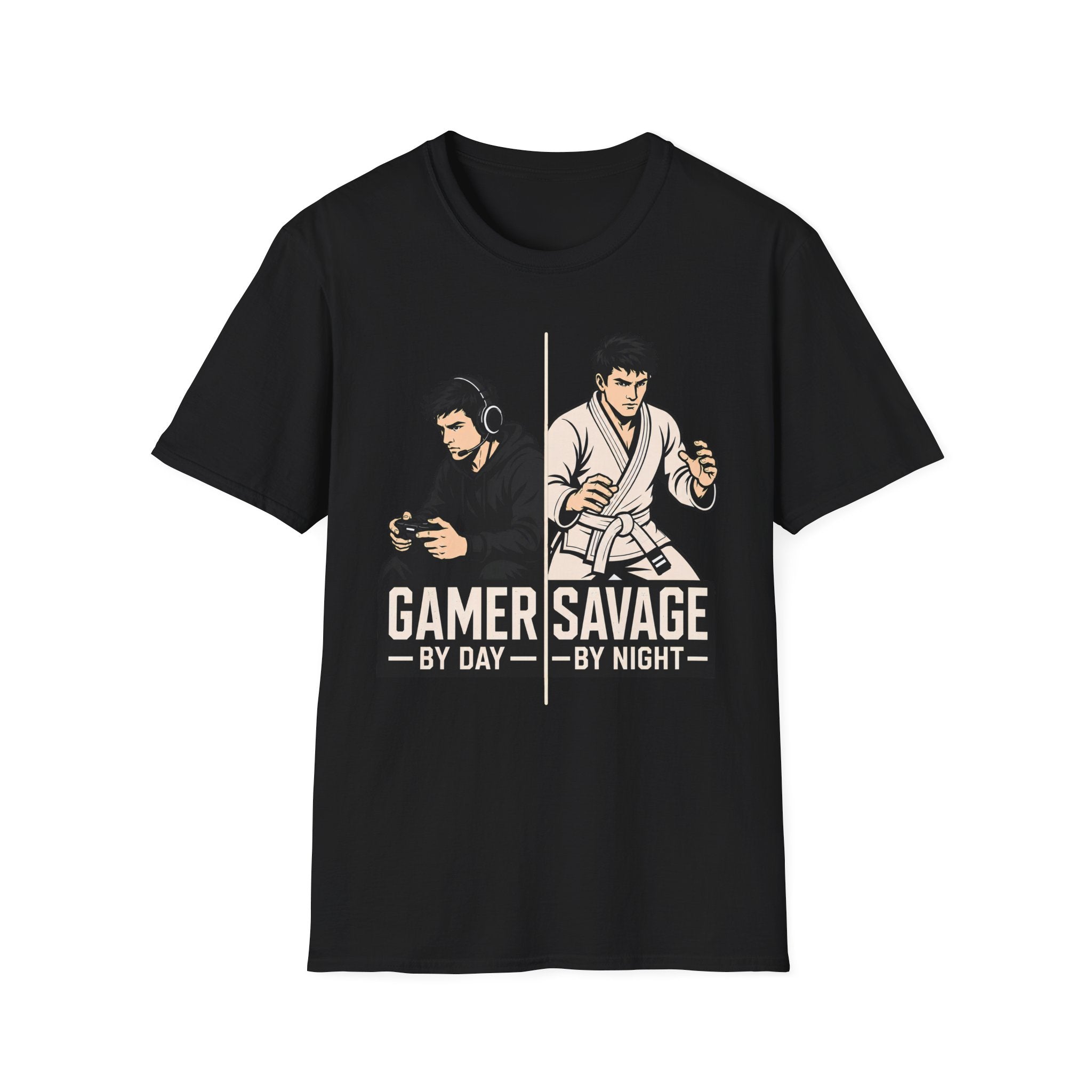 Gamer by Day White Belt T-Shirt