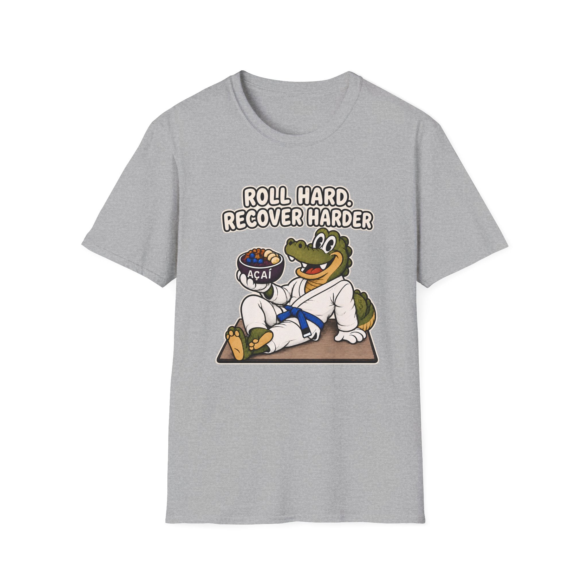 Roll Hard Blue Belt T-Shirt
