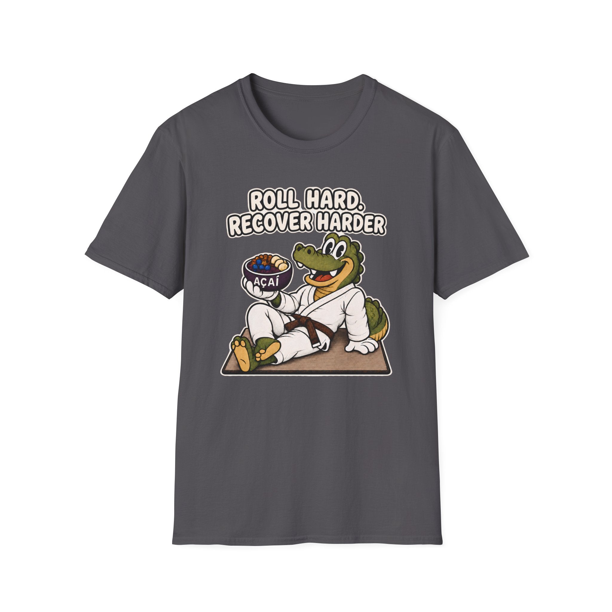Roll Hard Brown Belt T-Shirt