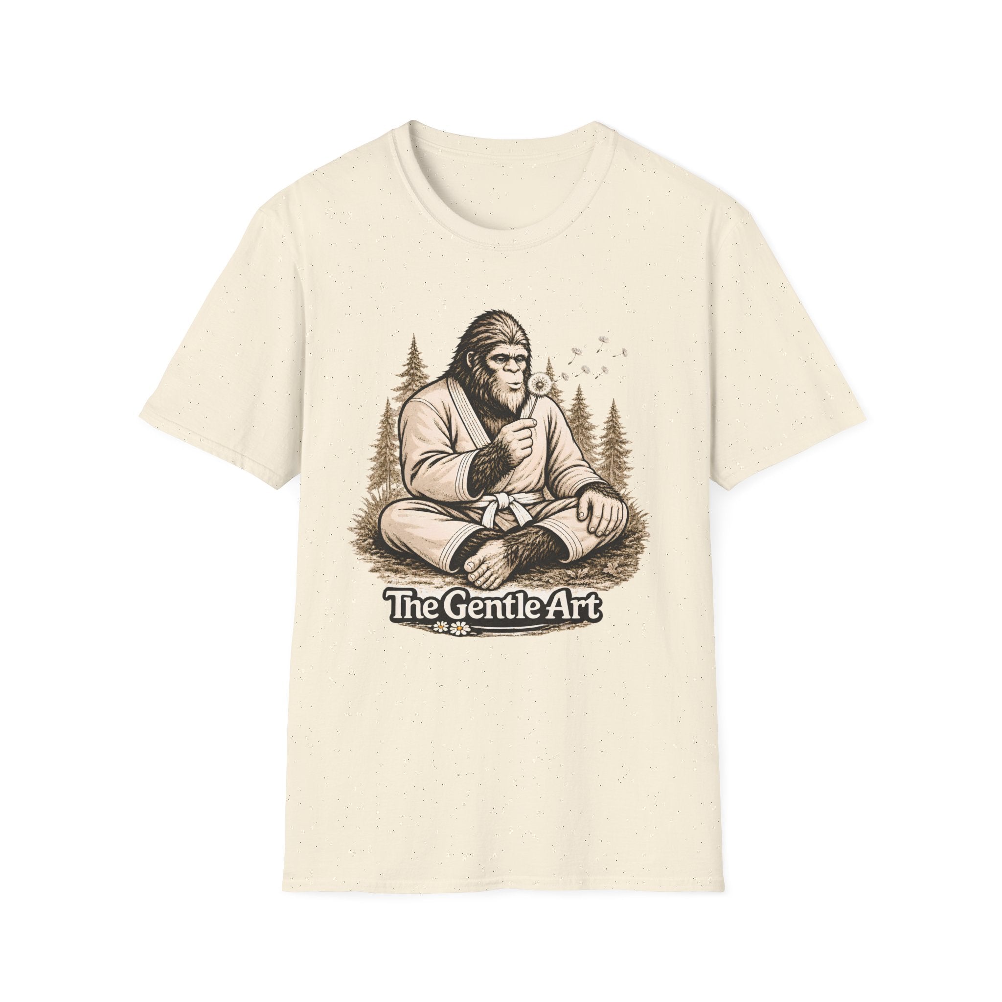 Bigfoot Dandelion White Belt T-Shirt