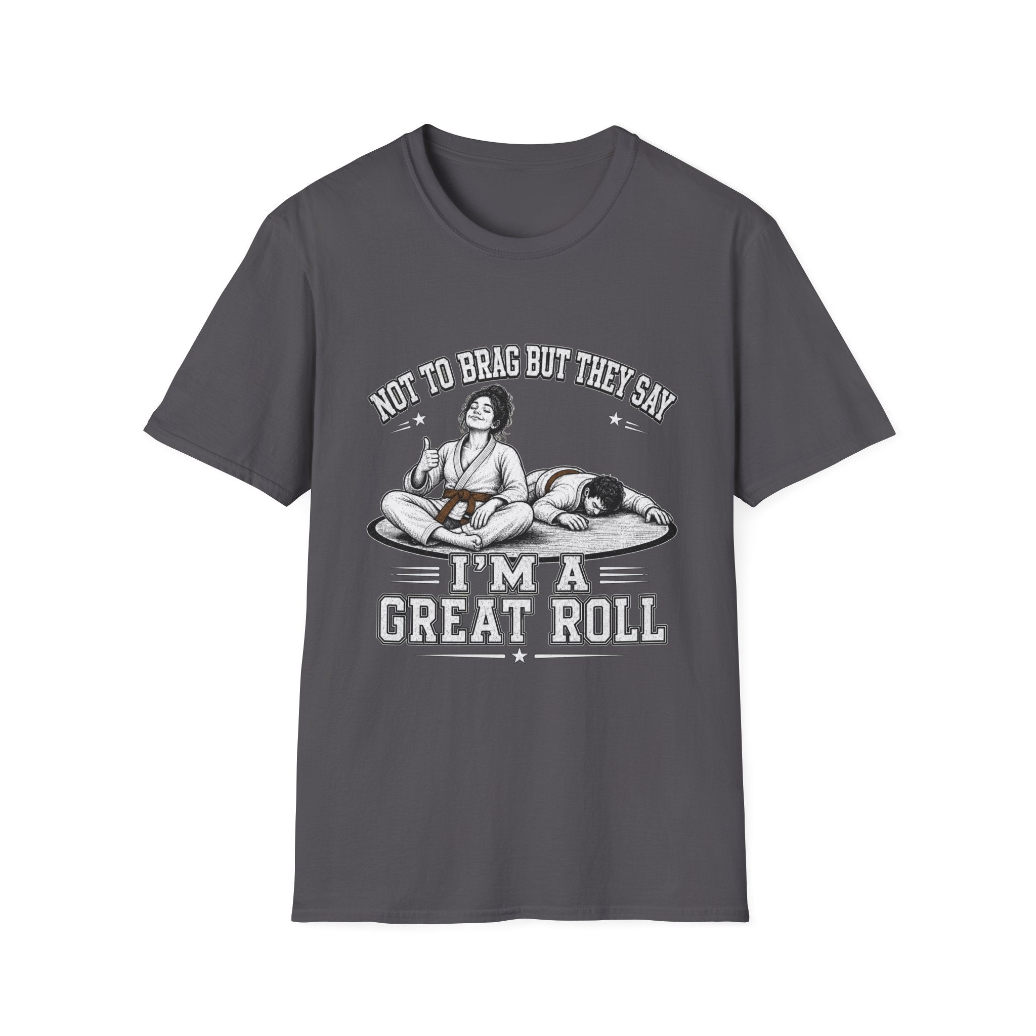 Not to brag W Brown Belt T-Shirt