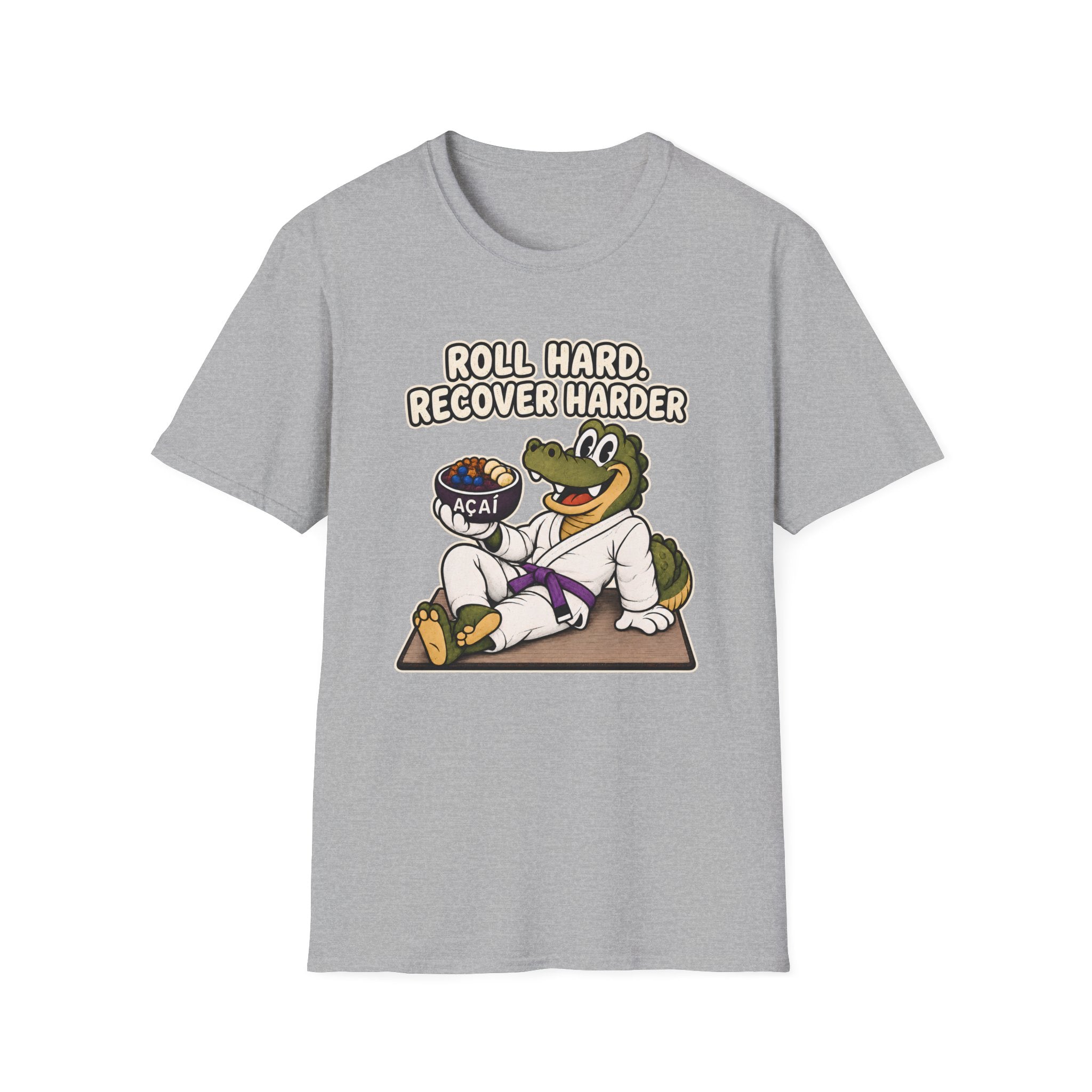 Roll Hard Purple Belt T-Shirt